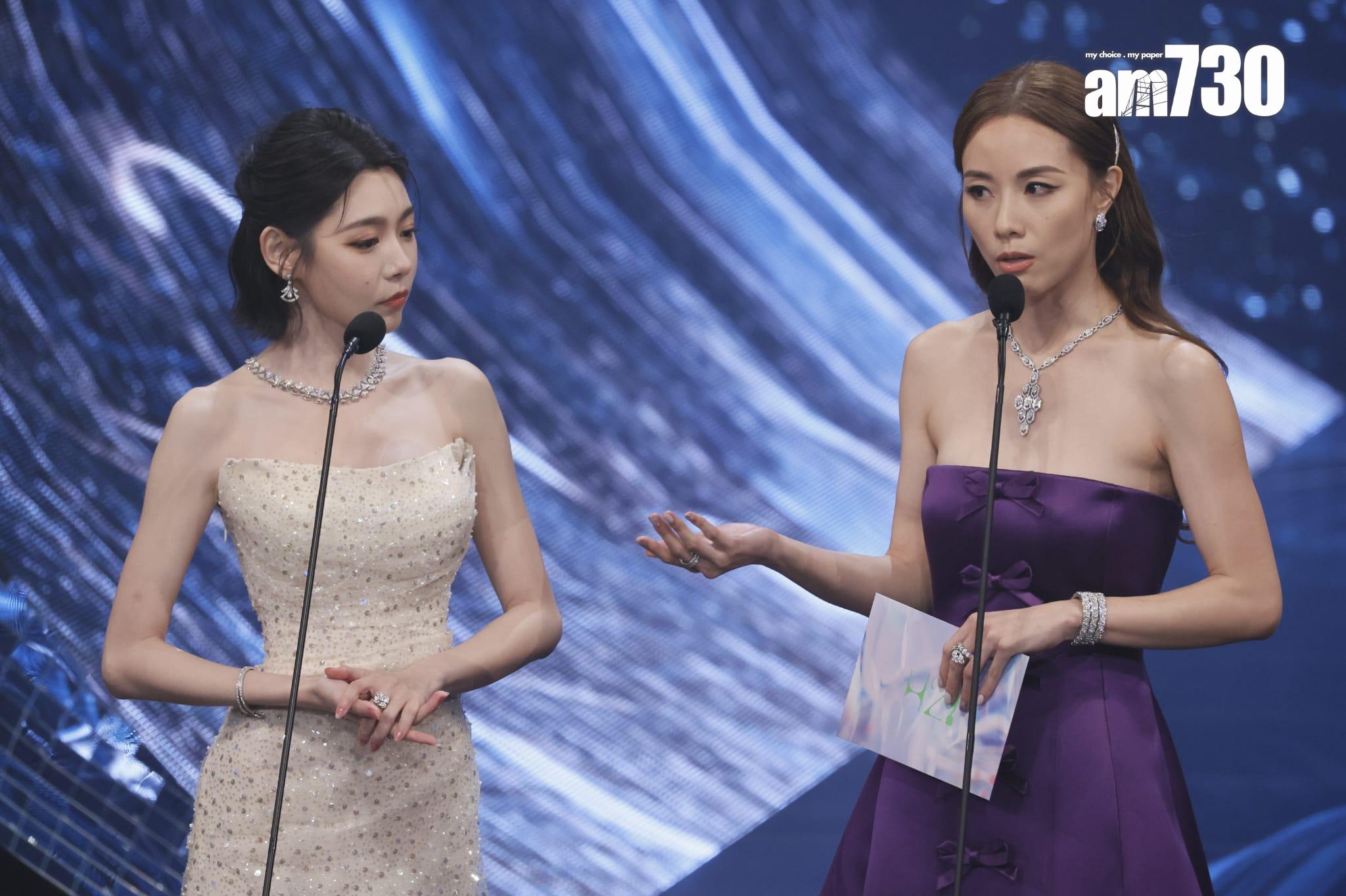 金像獎2024|林明禎與鄧麗欣頒發最佳編劇。