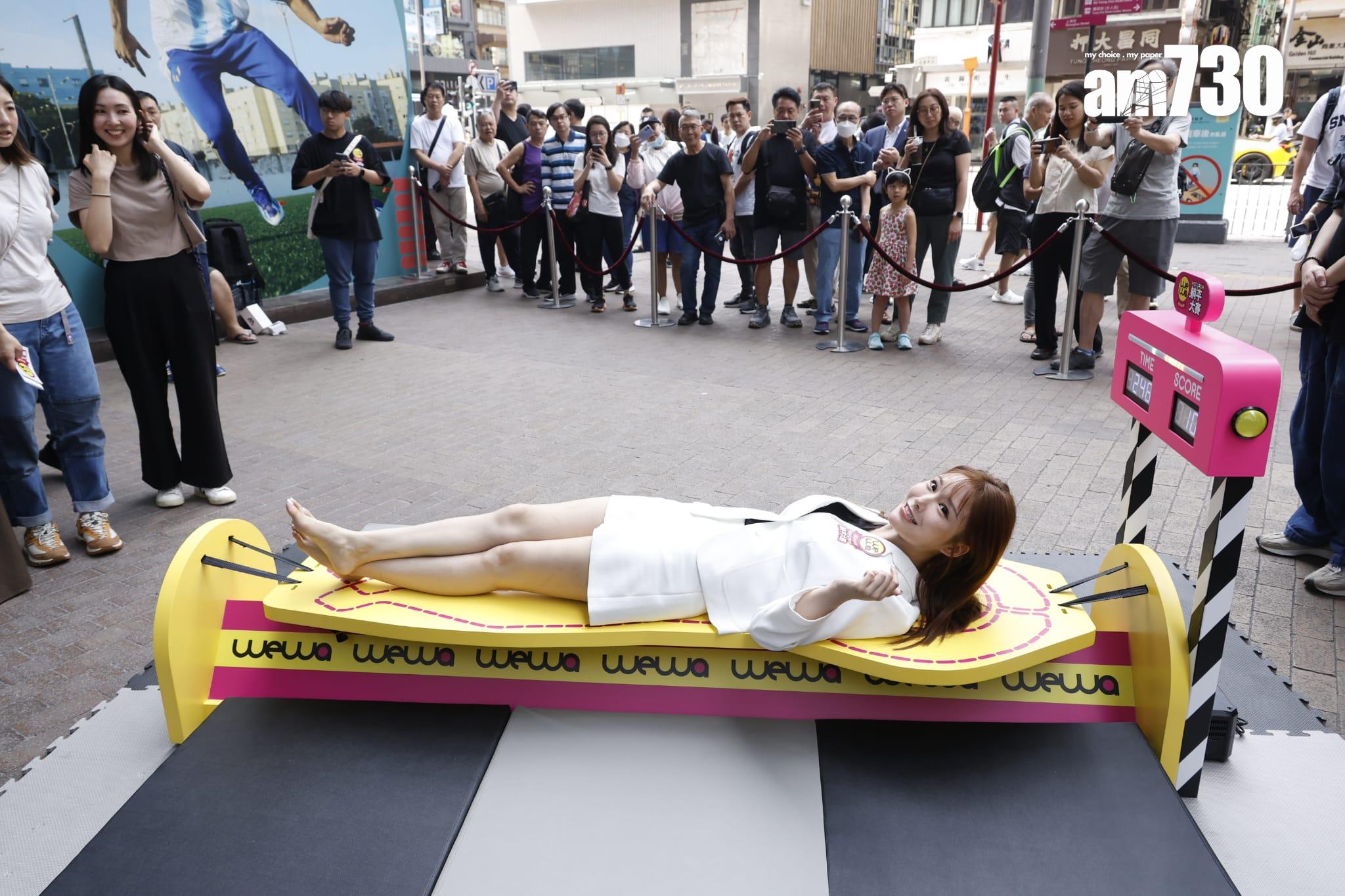 素海霖的平衡力不錯。