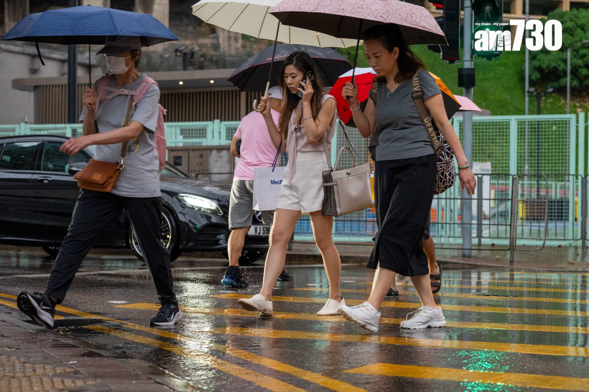 天氣|天文台:未來兩三小時香港廣泛地區或受大雨及強陣風影響 (更新)
