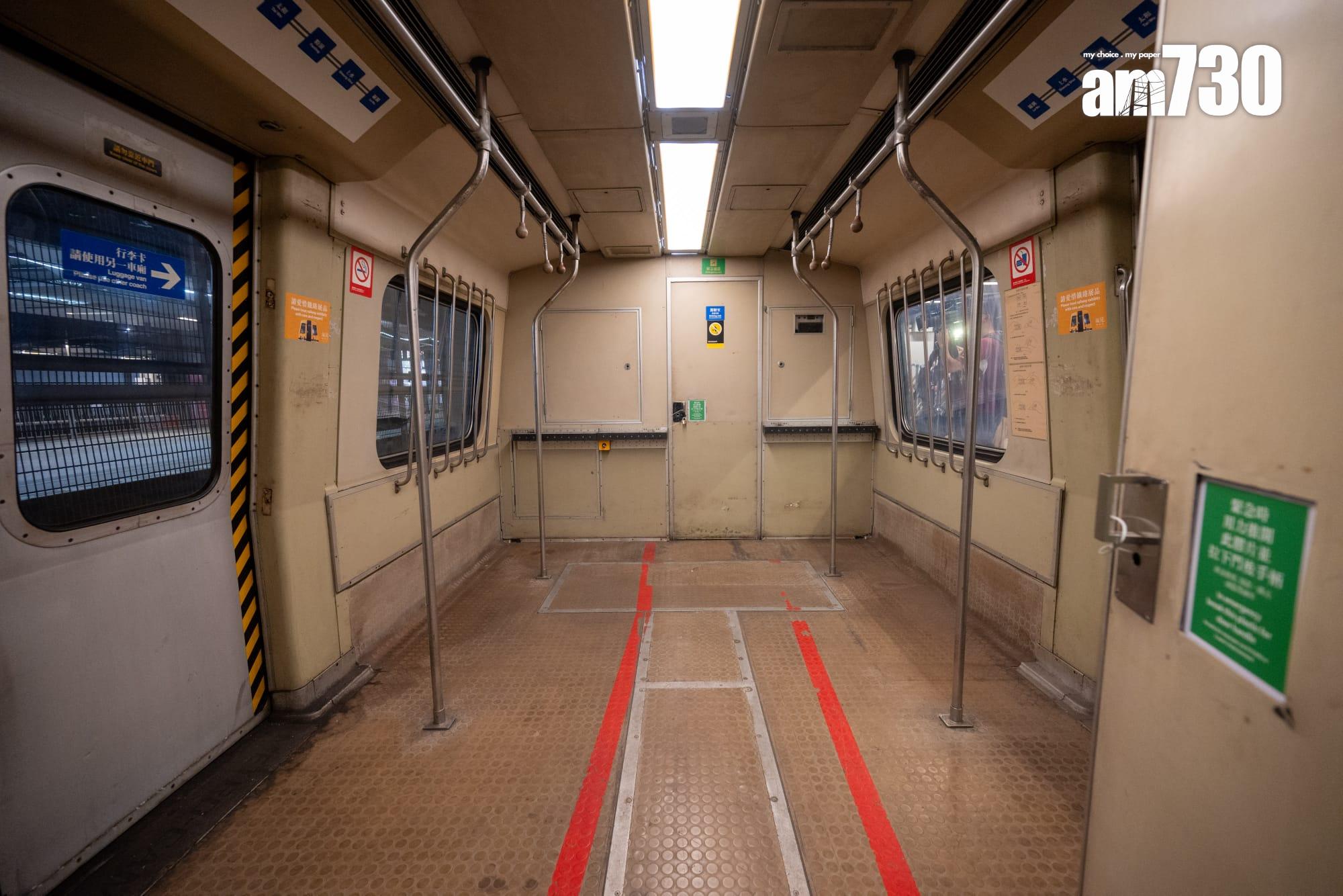 紅磡站舊月台辦「站見」鐵路展,重現三款退役列車,4.27起開放參觀。(陳奕釗攝)