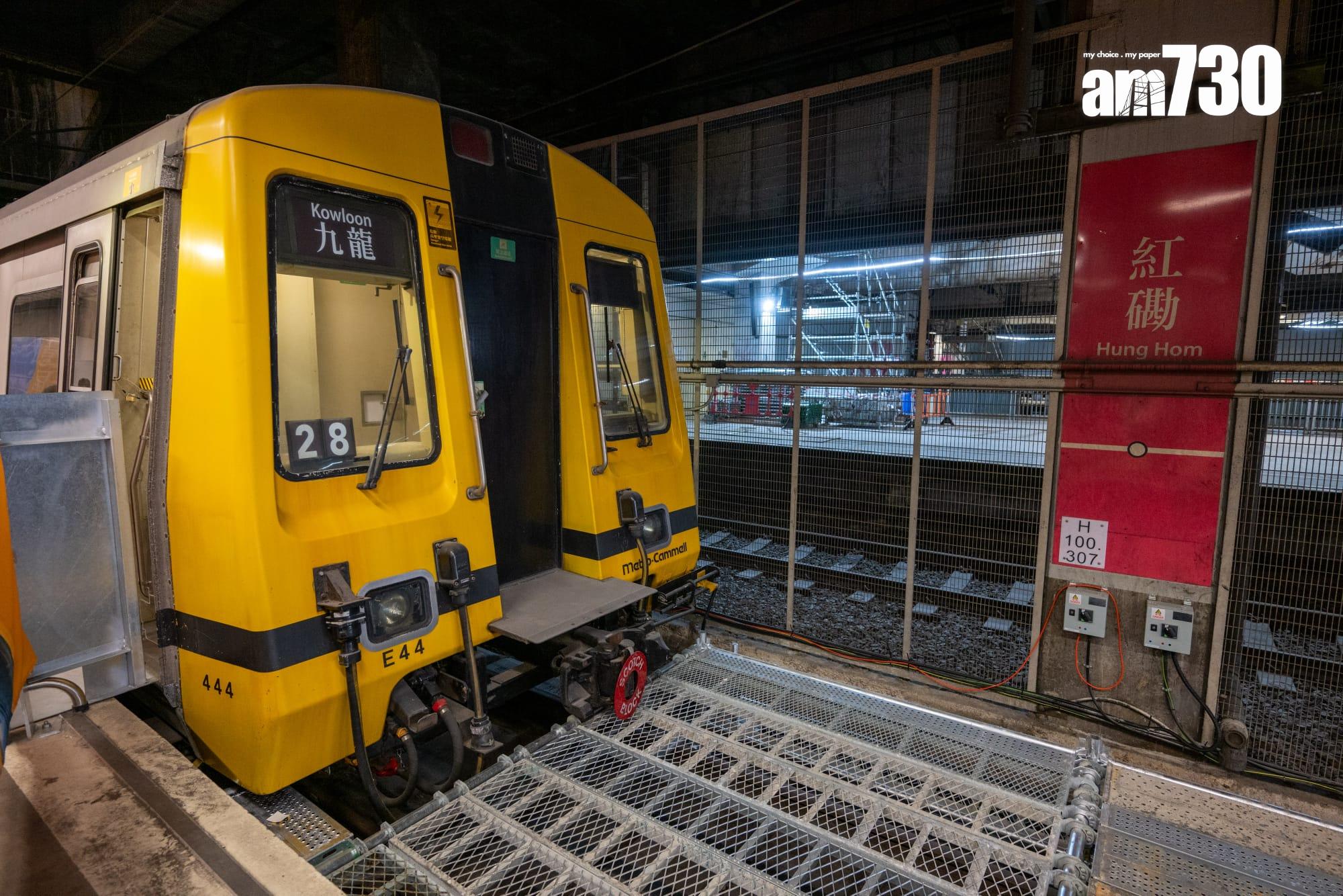 紅磡站舊月台辦「站見」鐵路展,重現三款退役列車,4.27起開放參觀。(陳奕釗攝)