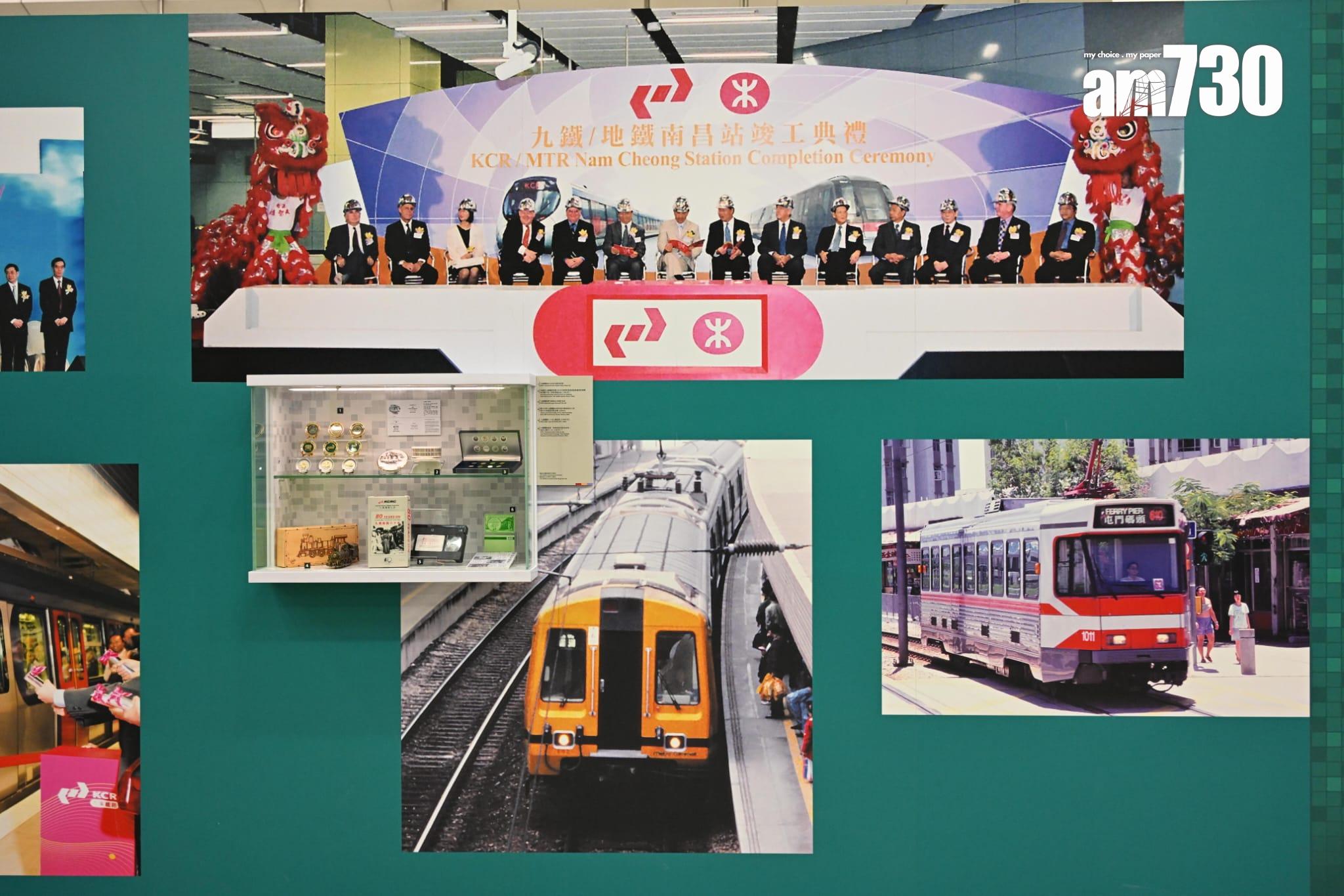 紅磡站舊月台辦「站見」鐵路展,重現三款退役列車,4.27起開放參觀。(陳奕釗攝)