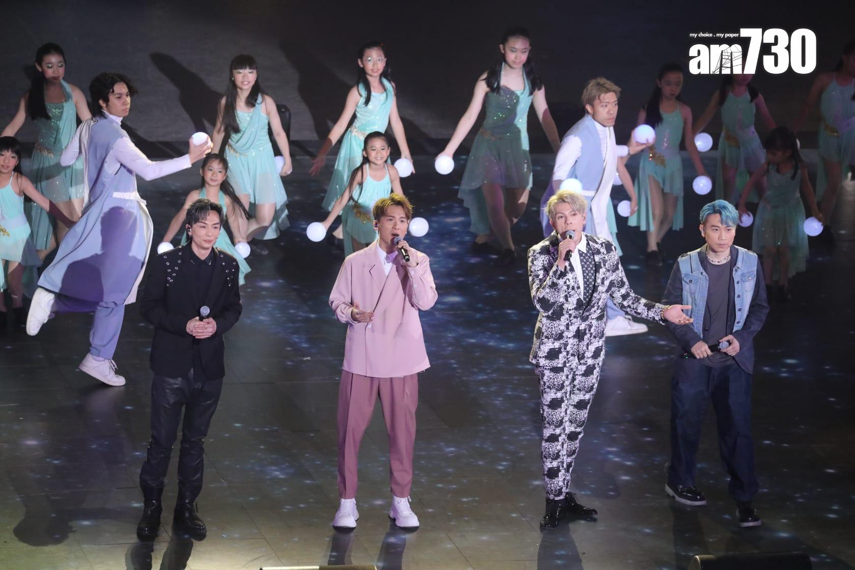 《第九屆全港運動會開幕禮》錄影。(董立華攝)