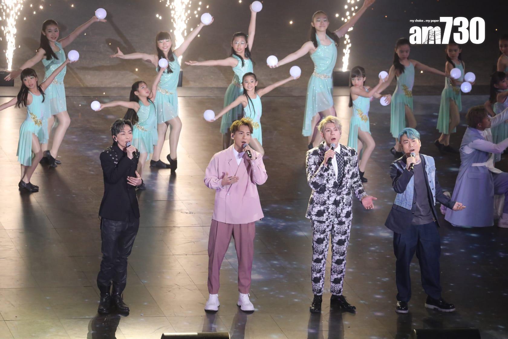 《第九屆全港運動會開幕禮》錄影。(董立華攝)