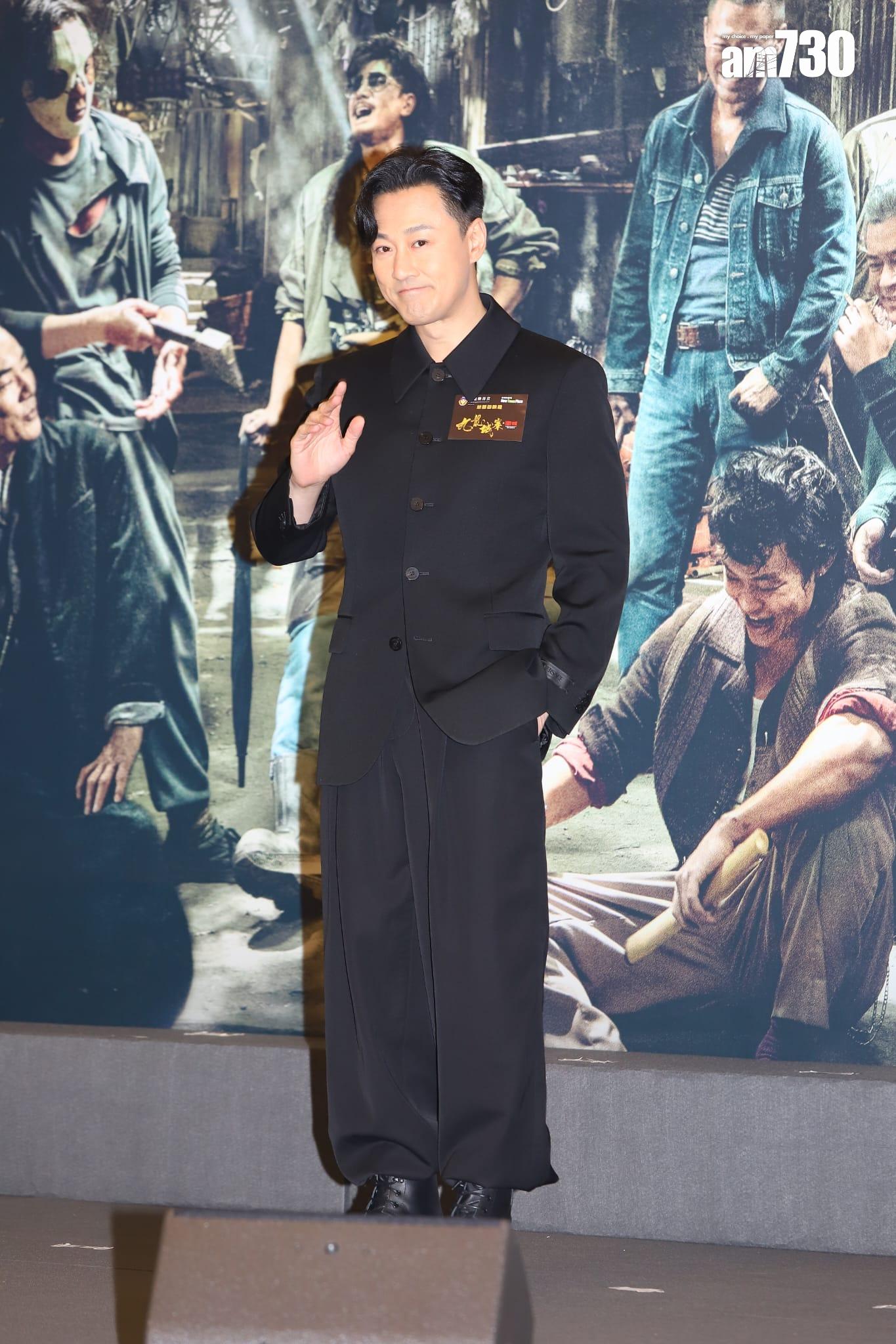 林峯在《九龍城寨之圍城》與郭富城和洪金寶都沒有對手戲,大感可惜。(羅錦鴻攝)