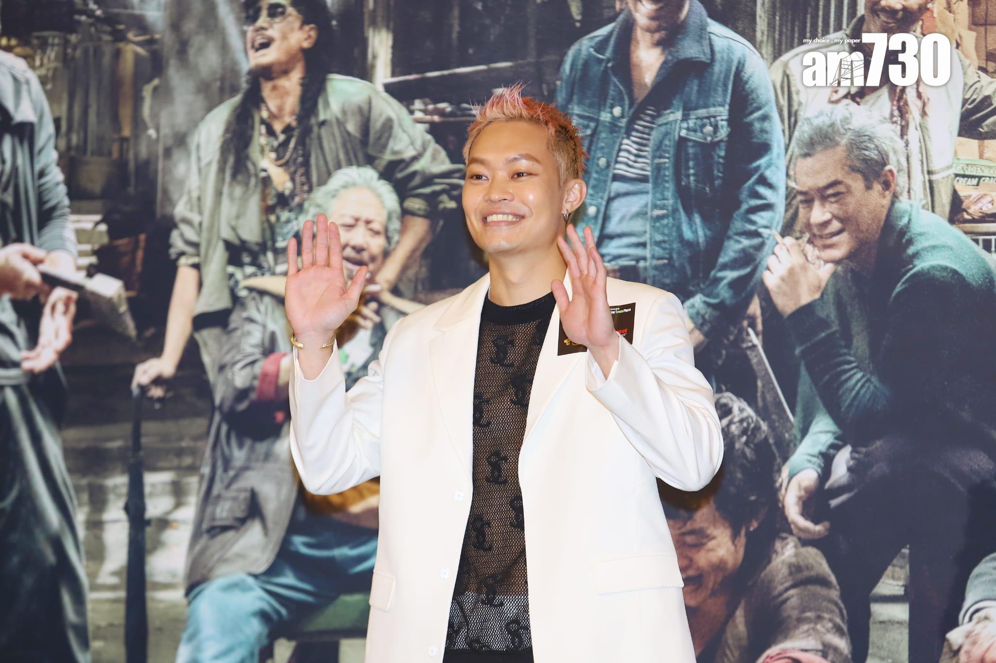 胡子彤為拍《九龍城寨之圍城》受傷,下巴縫15針。(羅錦鴻攝)