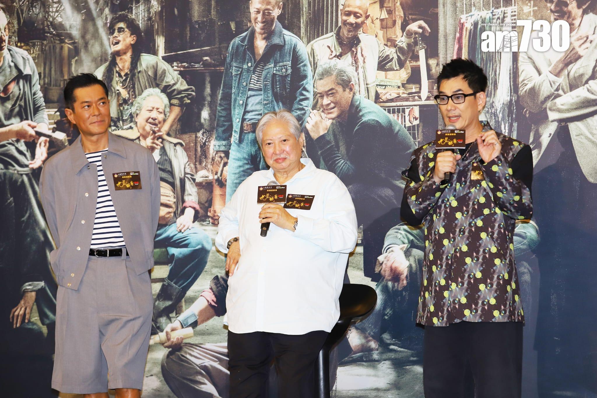 任賢齊為拍《九龍城寨之圍城》剃光頭。(羅錦鴻攝)