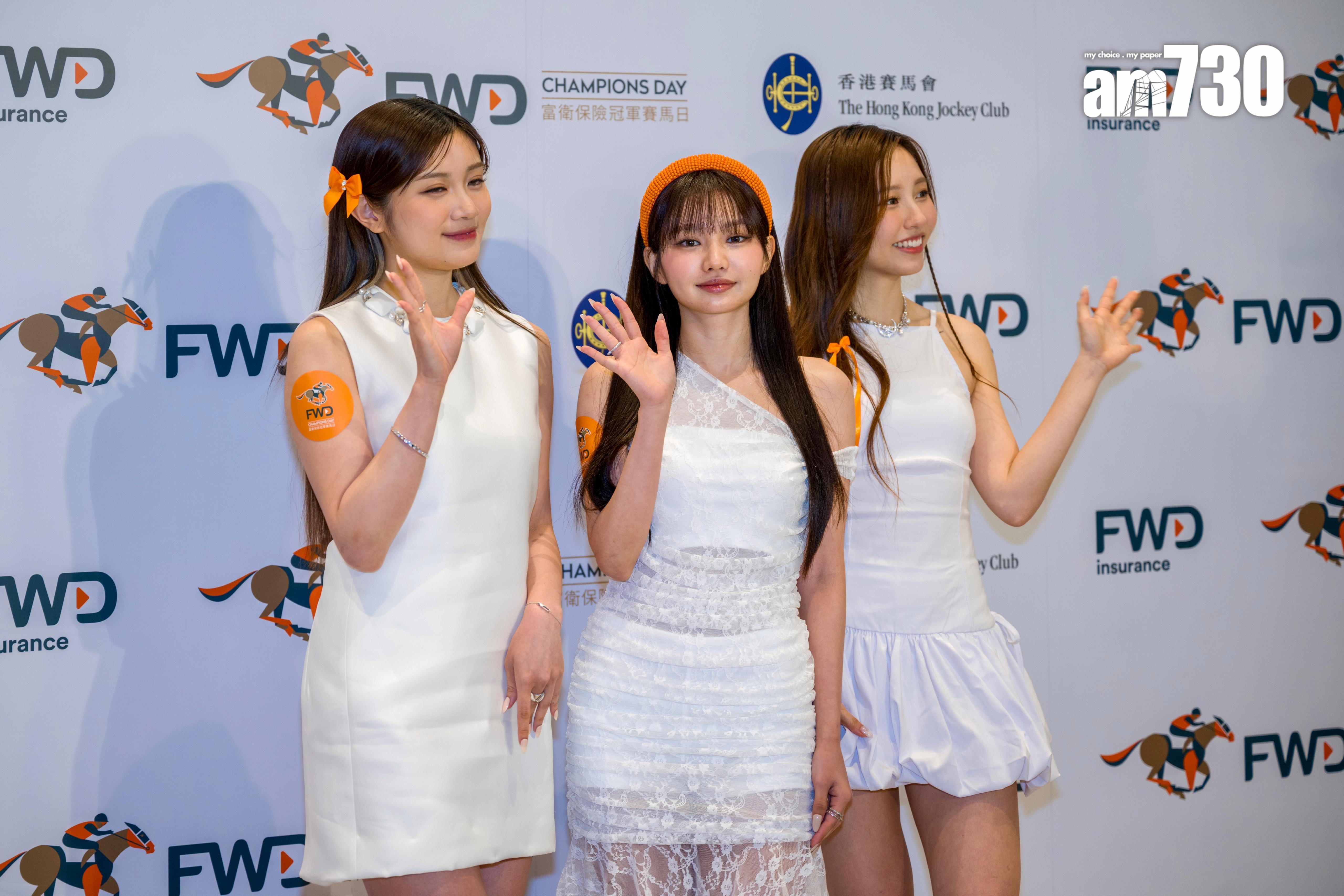 COLLAR三位成員到馬場出席活動。