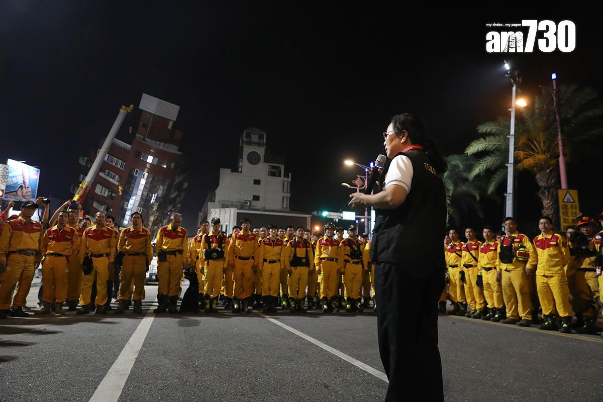 花蓮天王星大樓最後一名被困者遺體被救出後,搜救行動結束。(中新社)