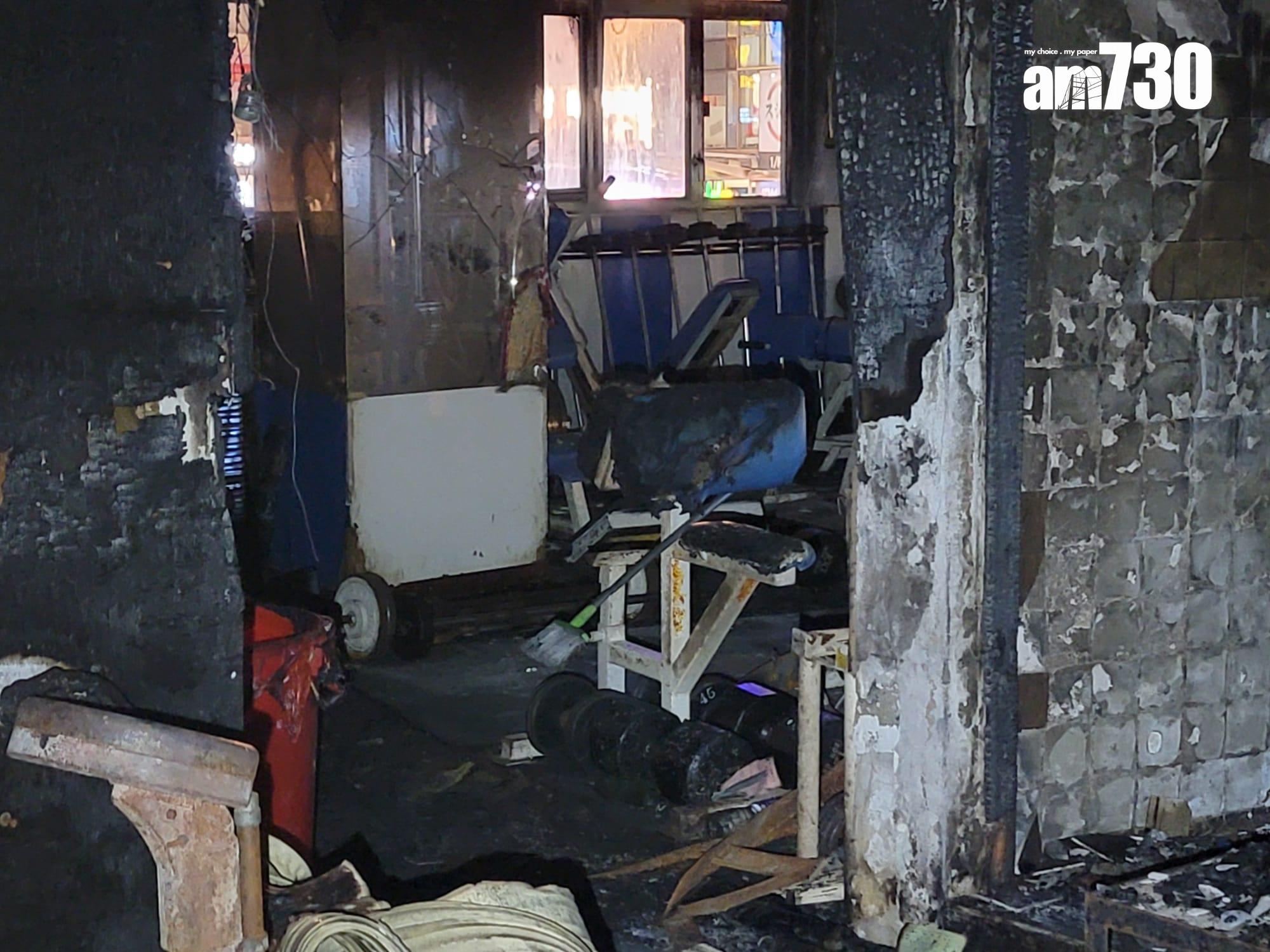 大火後現場。(《am730》記者攝)
