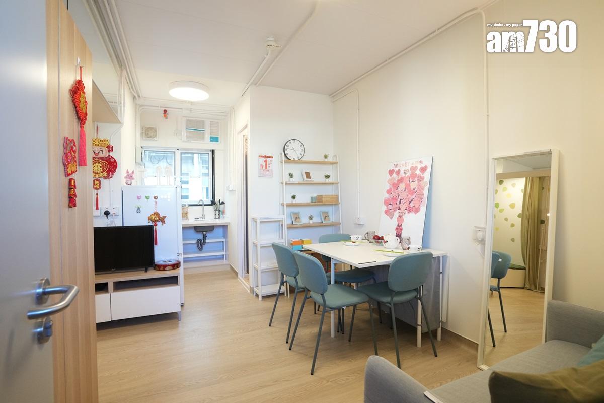 啟德社區隔離設施設有簡約公屋示範單位。(資料圖片/陳奕釗攝)