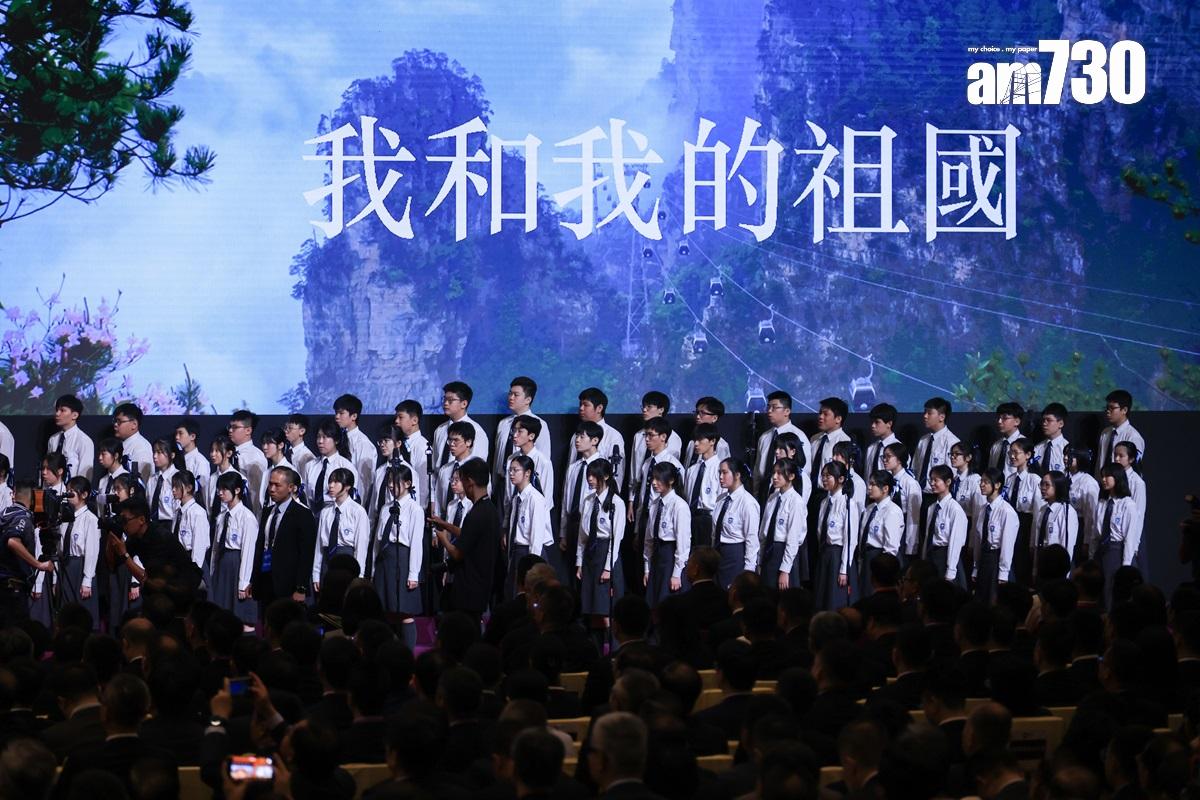 特區國安委4月15日舉辦全民國家安全教育日開幕典禮。(中通社)