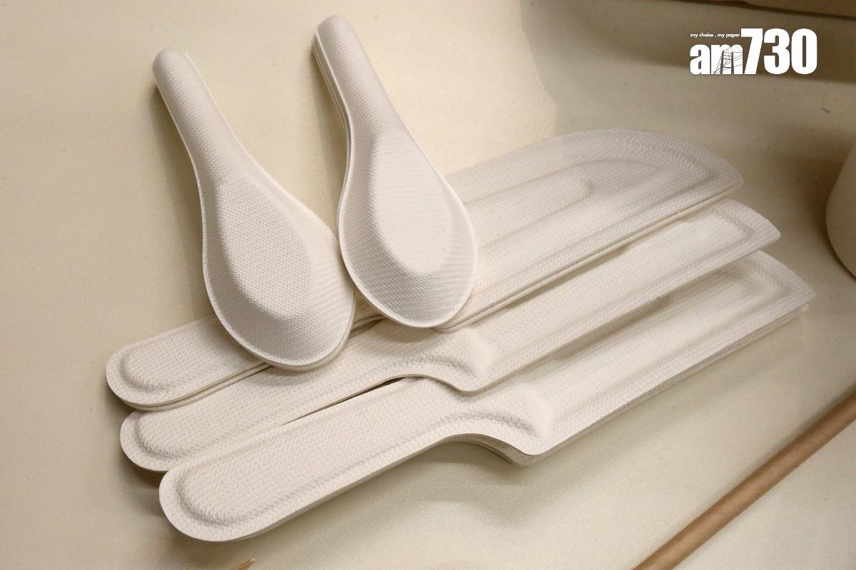 當局表示,非塑膠即棄餐具在紙漿以外還有很多選擇。(資料圖片)