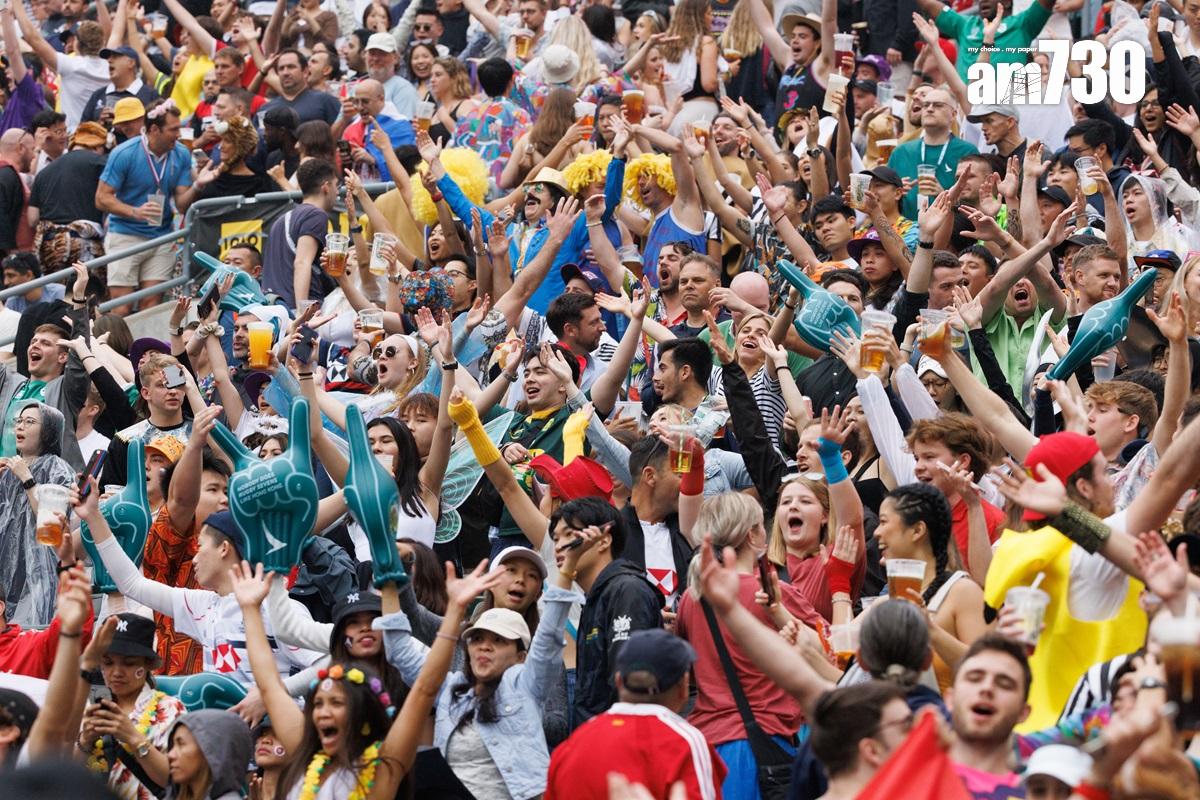 2023年香港國際七人欖球賽。(資料圖片/蘇文傑攝)