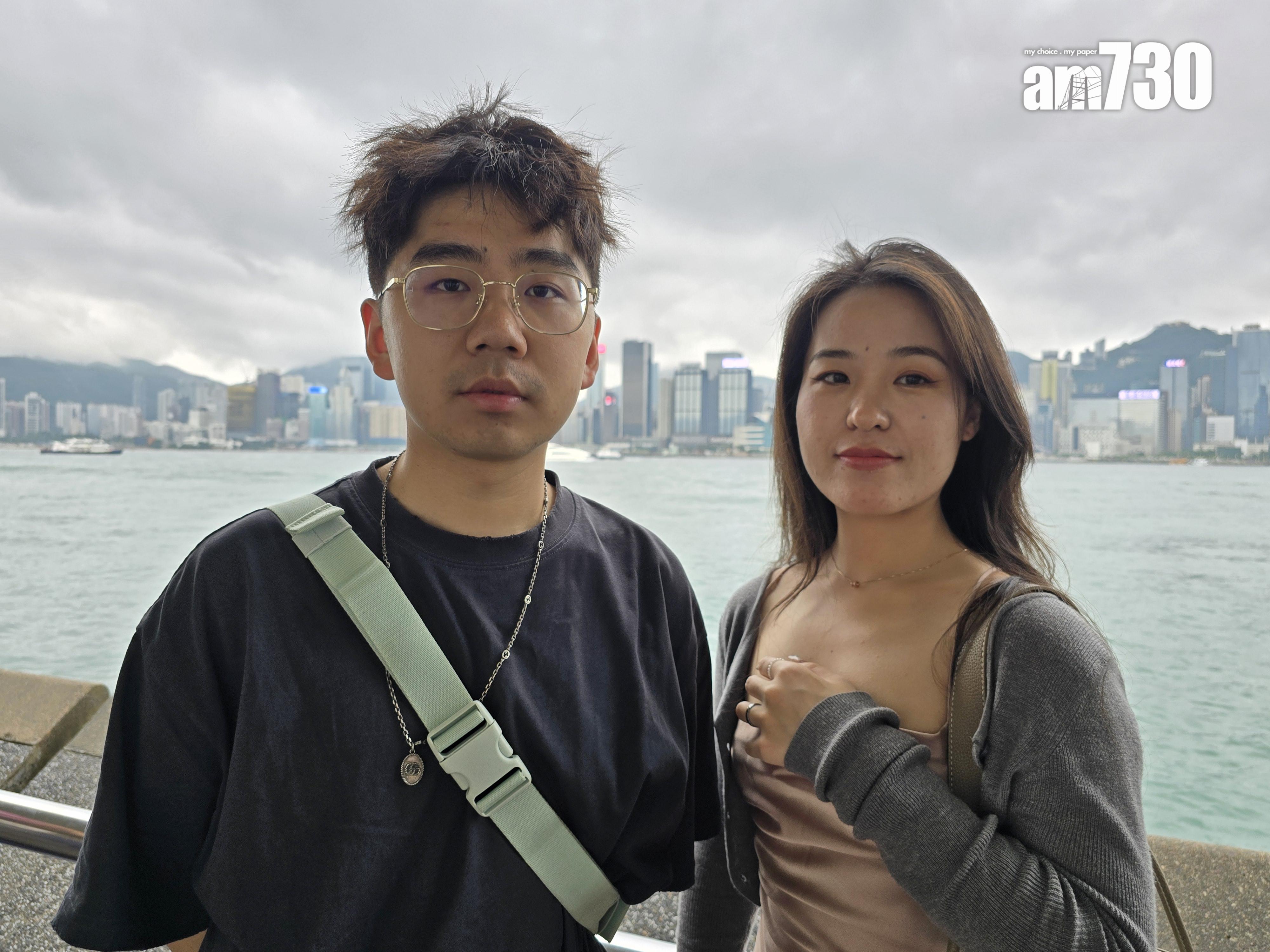 上海旅客吳先生和女友