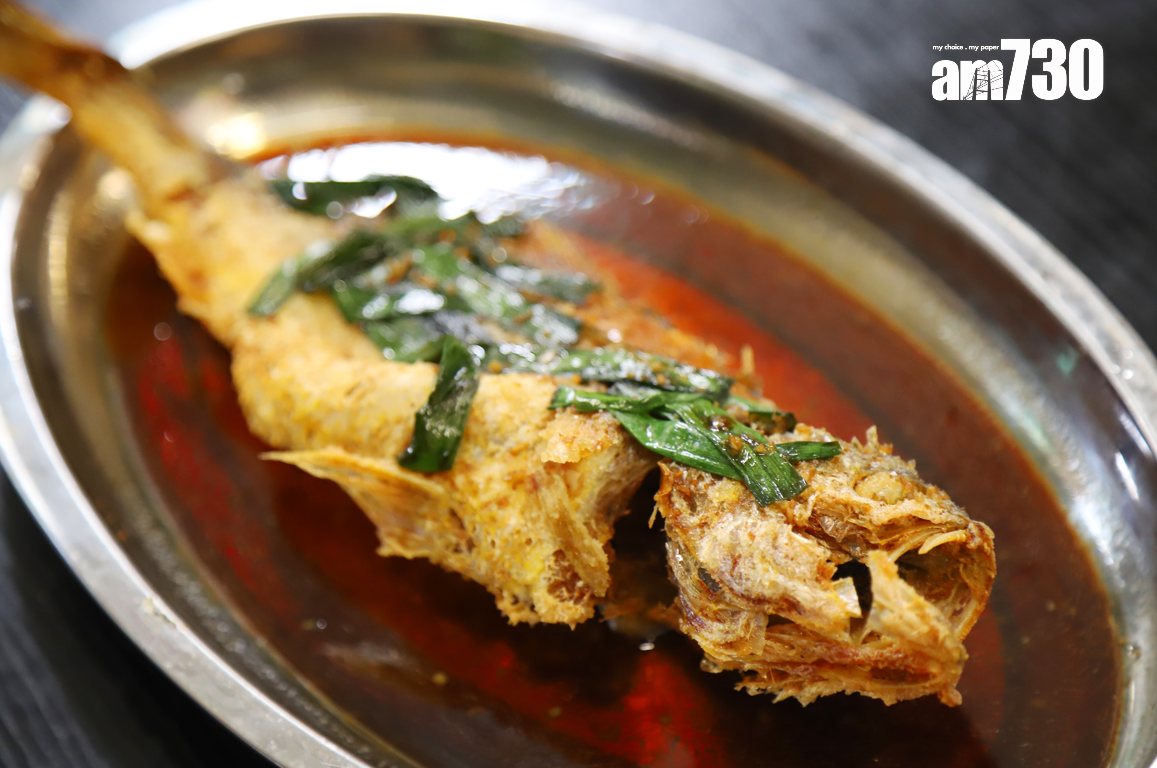 黃花魚肉質甘香,最適合香煎,配上自家熬過的醬油,十分下飯。(攝:羅錦鴻)