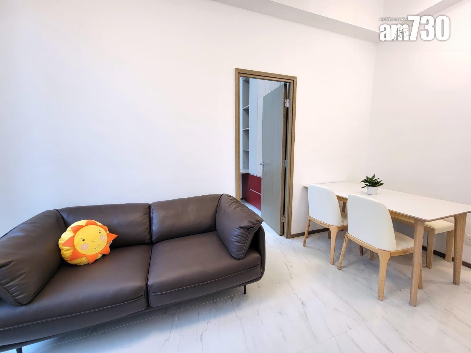 One Wood Road示範單位|460呎連傢俬現樓兩房亮相 樓高3.5米配備等高衣櫃|多圖有片