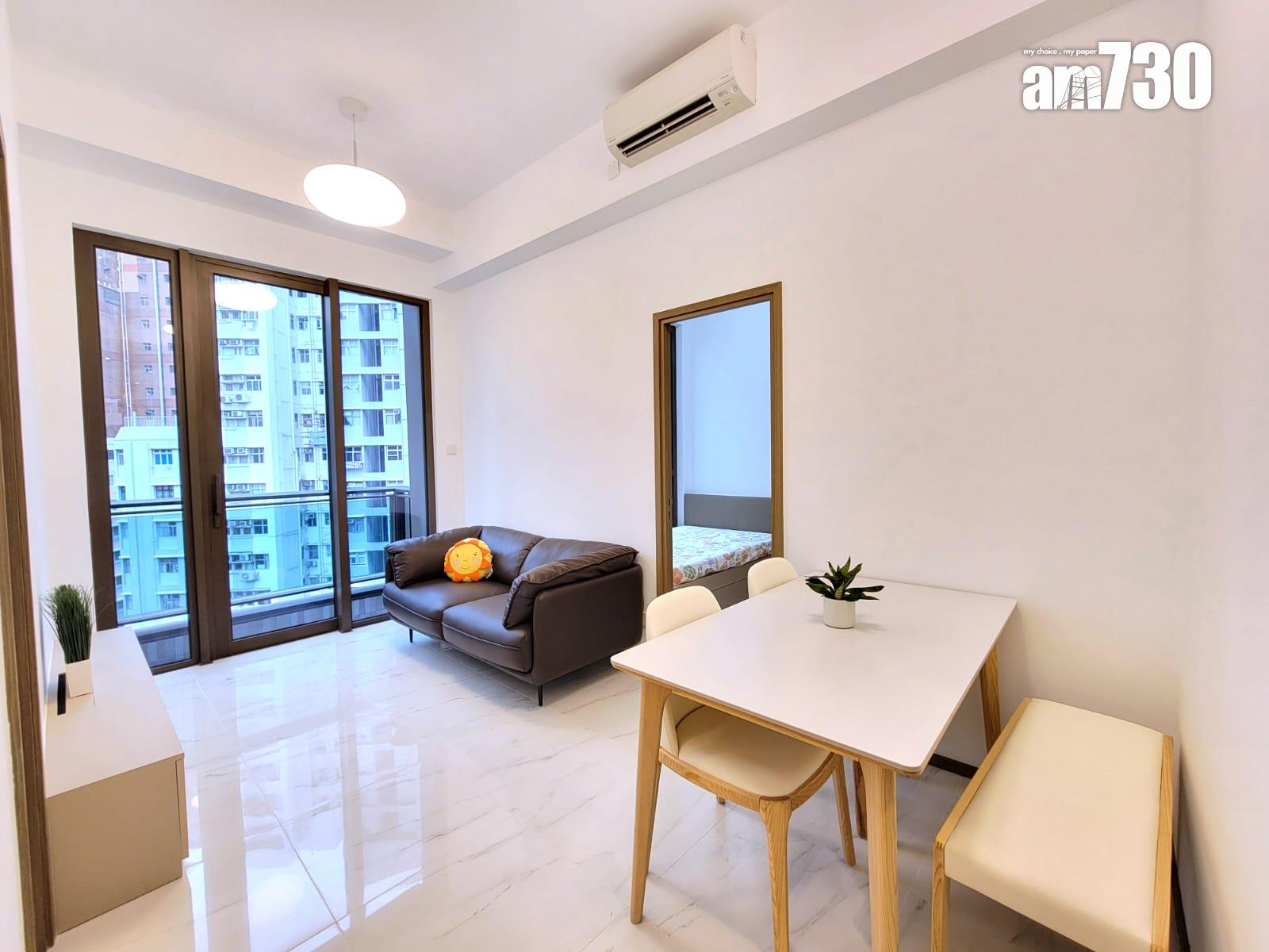 One Wood Road示範單位|460呎連傢俬現樓兩房亮相 樓高3.5米配備等高衣櫃|多圖有片