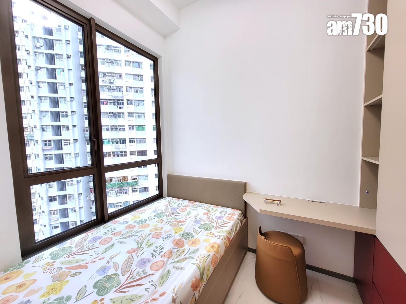 One Wood Road示範單位|460呎連傢俬現樓兩房亮相 樓高3.5米配備等高衣櫃|多圖有片