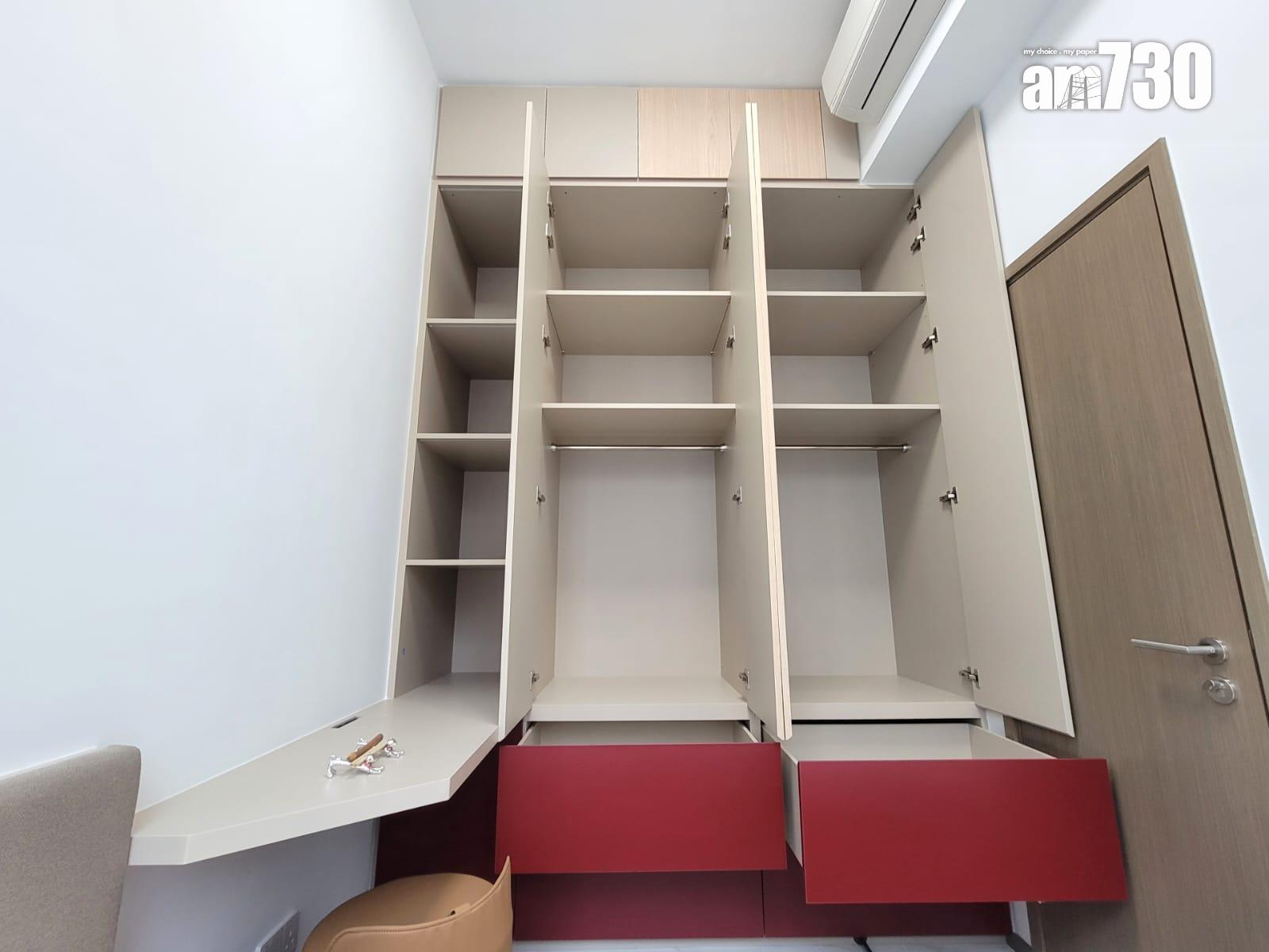 One Wood Road示範單位|460呎連傢俬現樓兩房亮相 樓高3.5米配備等高衣櫃|多圖有片