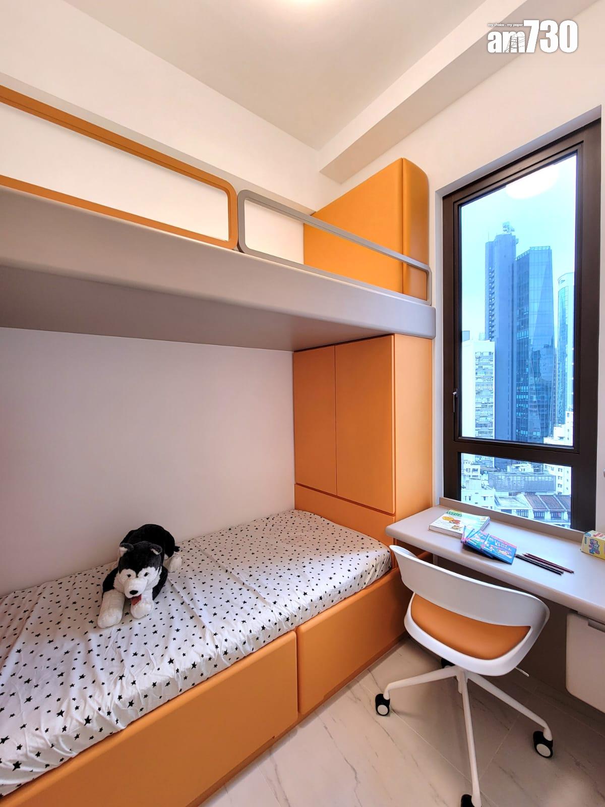 One Wood Road示範單位|460呎連傢俬現樓兩房亮相 樓高3.5米配備等高衣櫃|多圖有片