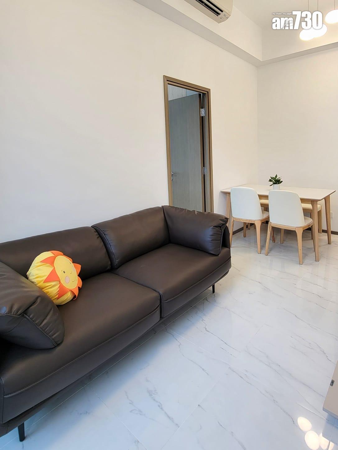 One Wood Road示範單位|460呎連傢俬現樓兩房亮相 樓高3.5米配備等高衣櫃|多圖有片