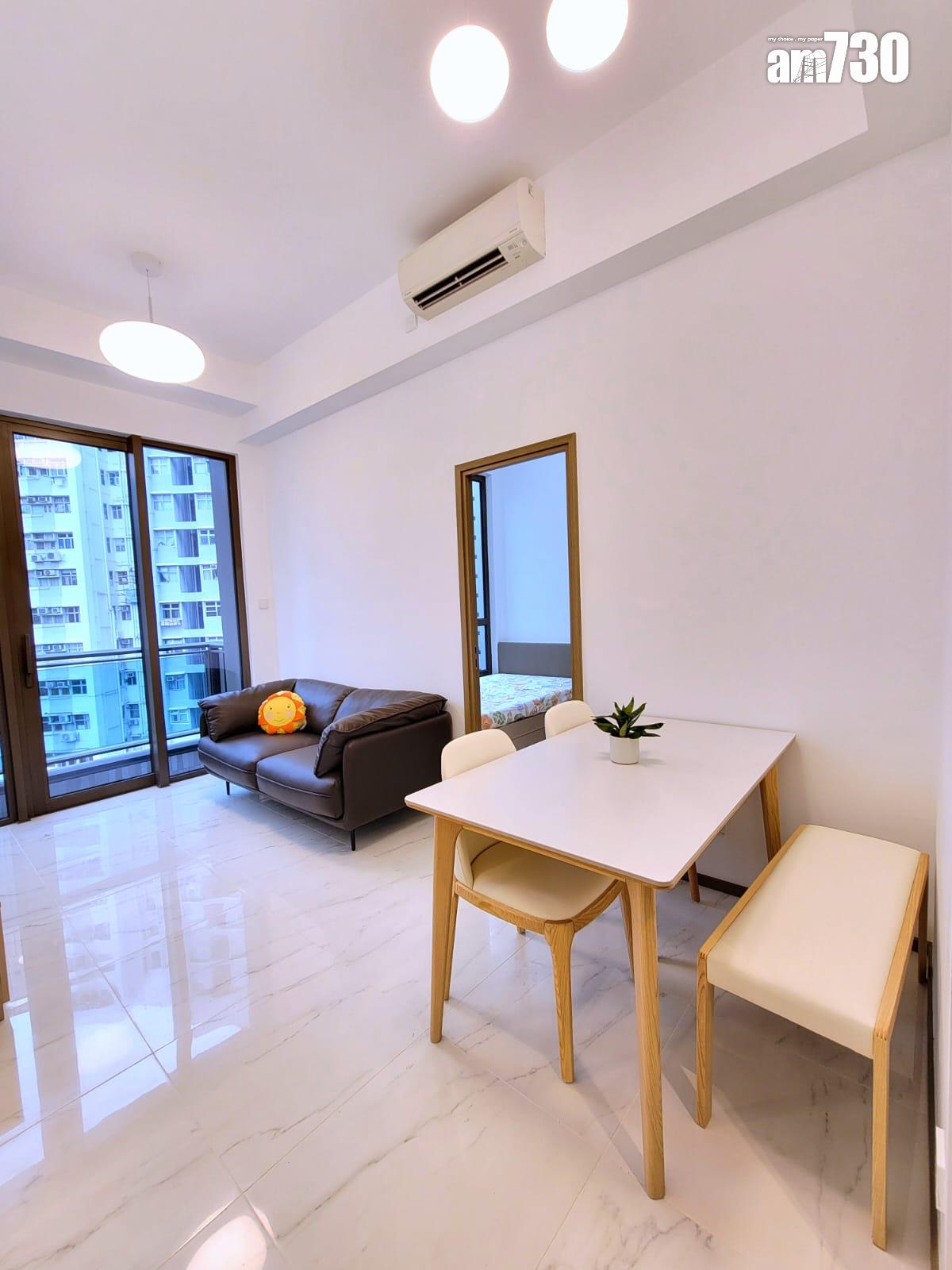 One Wood Road示範單位|460呎連傢俬現樓兩房亮相 樓高3.5米配備等高衣櫃|多圖有片