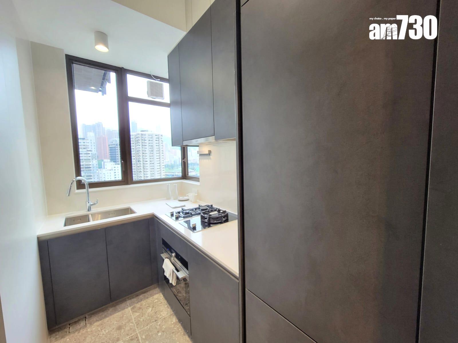 One Wood Road示範單位|460呎連傢俬現樓兩房亮相 樓高3.5米配備等高衣櫃|多圖有片