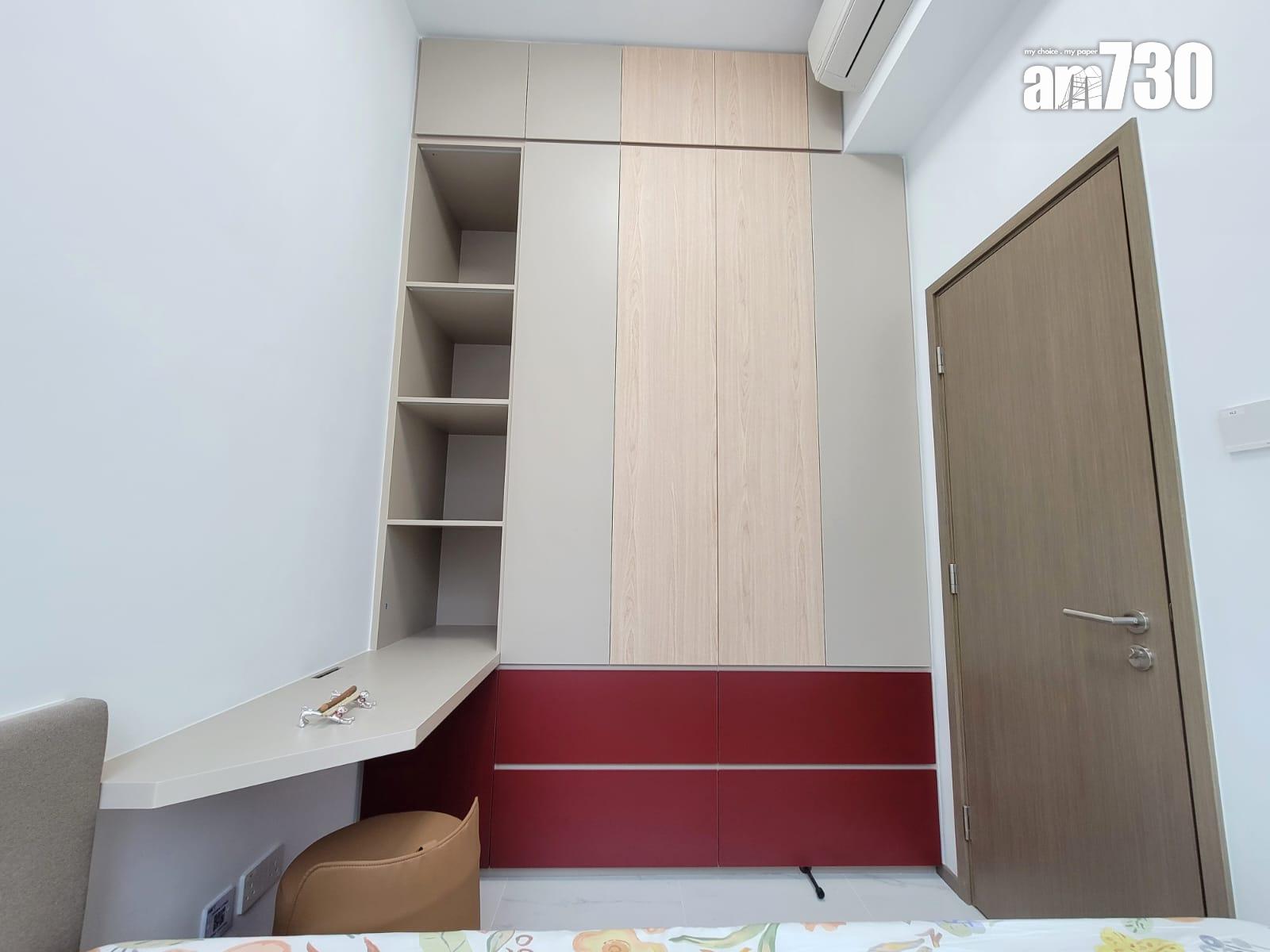 One Wood Road示範單位|460呎連傢俬現樓兩房亮相 樓高3.5米配備等高衣櫃|多圖有片