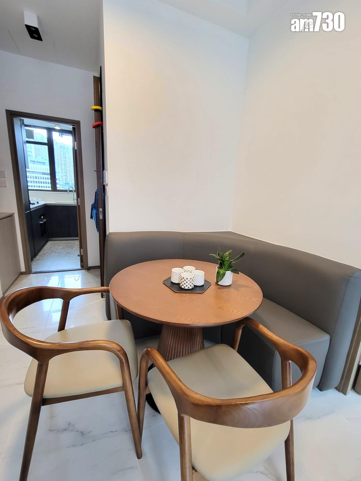 One Wood Road示範單位|460呎連傢俬現樓兩房亮相 樓高3.5米配備等高衣櫃|多圖有片