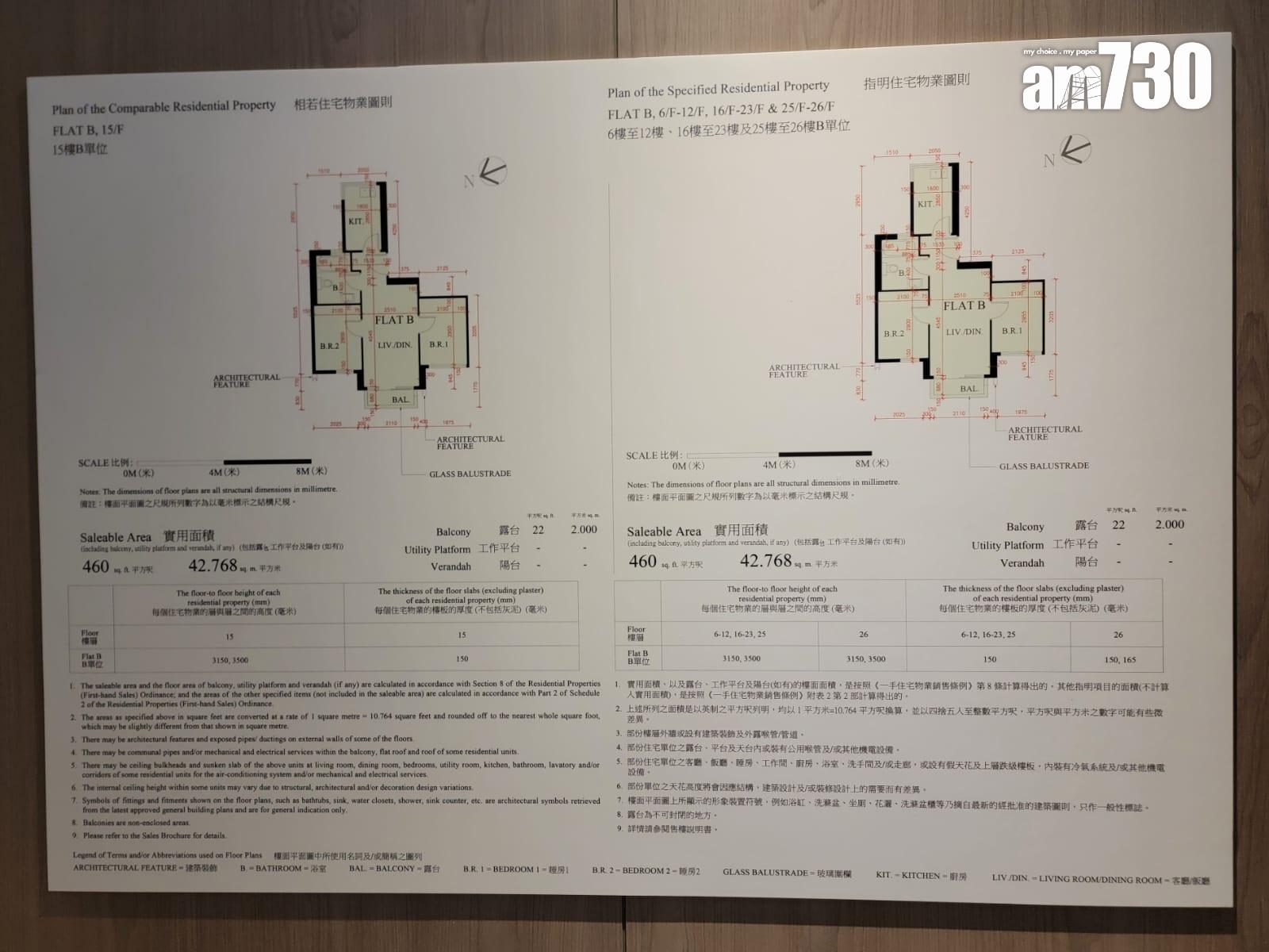 One Wood Road示範單位|460呎連傢俬現樓兩房亮相 樓高3.5米配備等高衣櫃|多圖有片