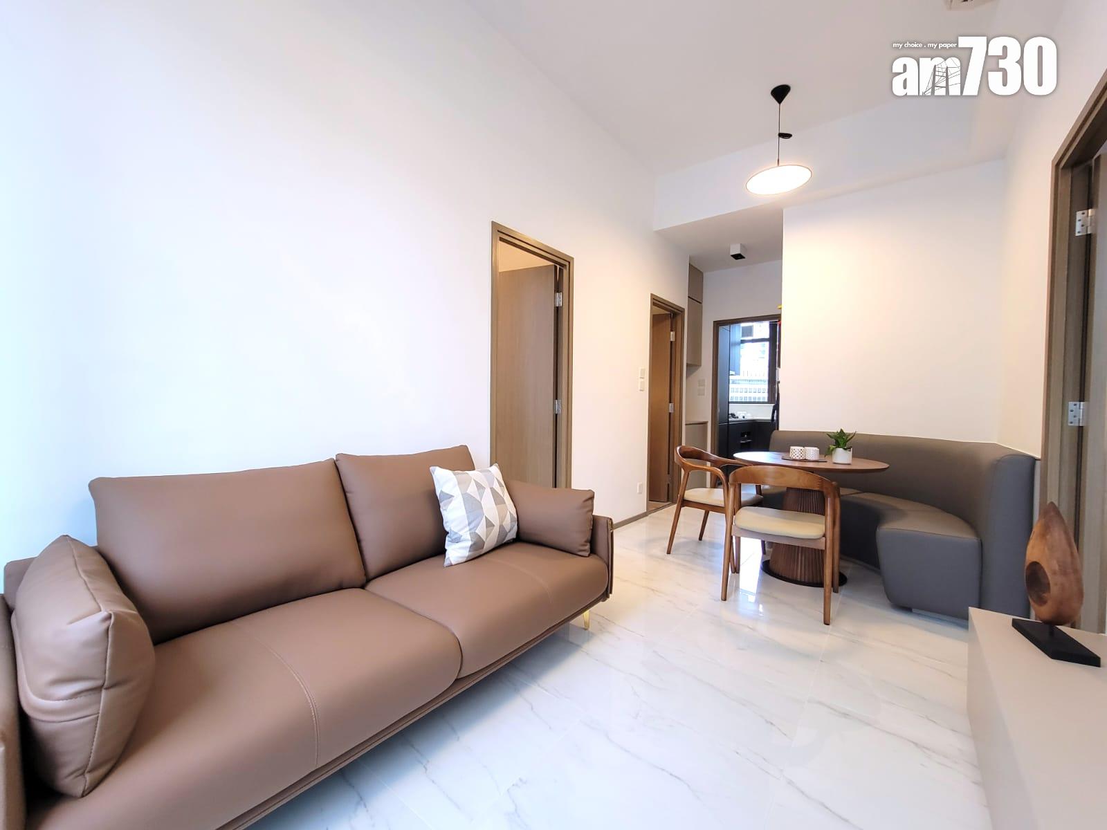 One Wood Road示範單位|460呎連傢俬現樓兩房亮相 樓高3.5米配備等高衣櫃|多圖有片