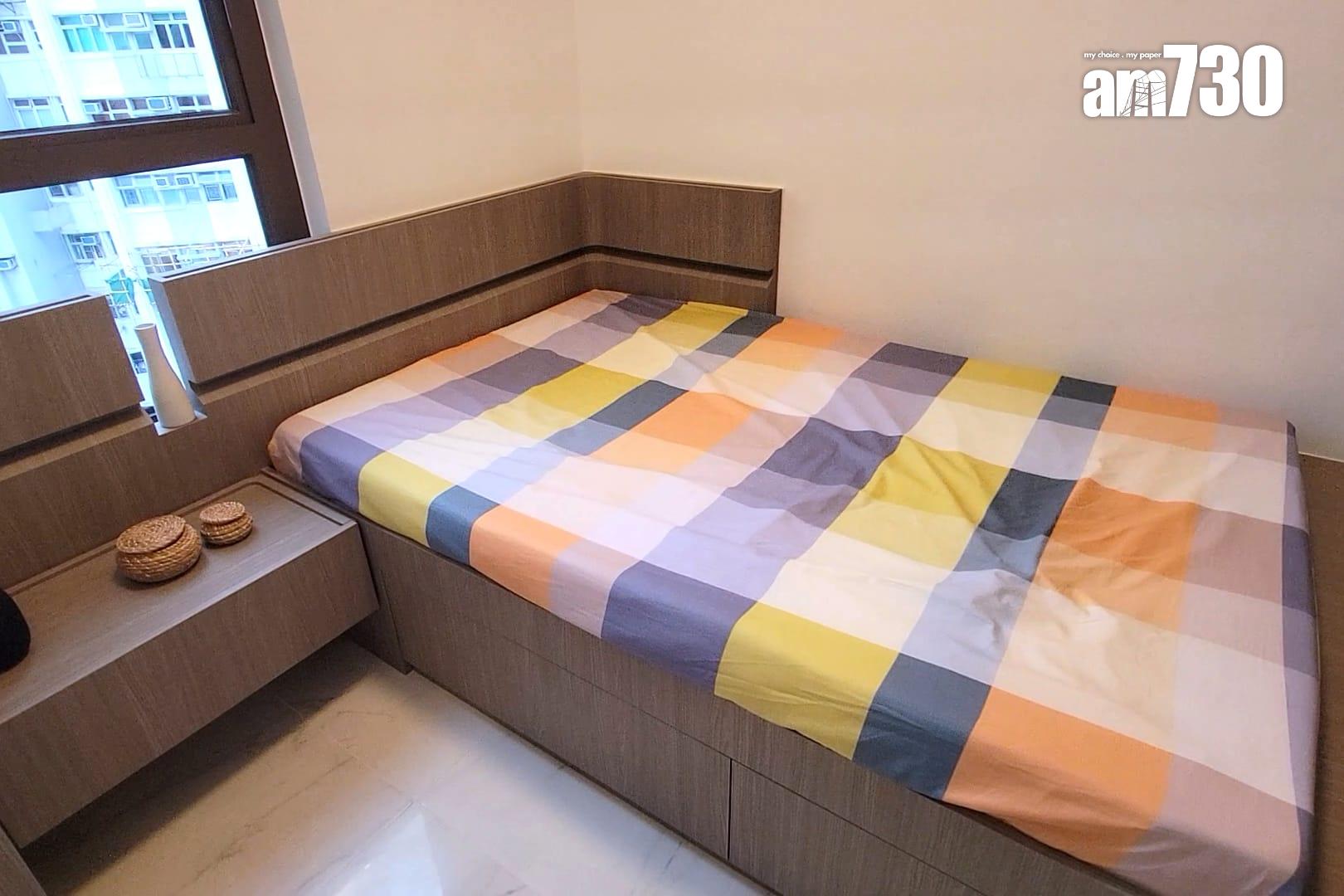 One Wood Road示範單位|460呎連傢俬現樓兩房亮相 樓高3.5米配備等高衣櫃|多圖有片