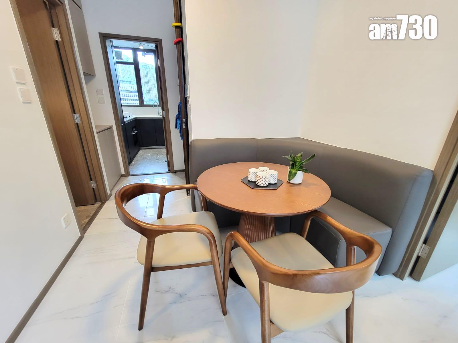 One Wood Road示範單位|460呎連傢俬現樓兩房亮相 樓高3.5米配備等高衣櫃|多圖有片