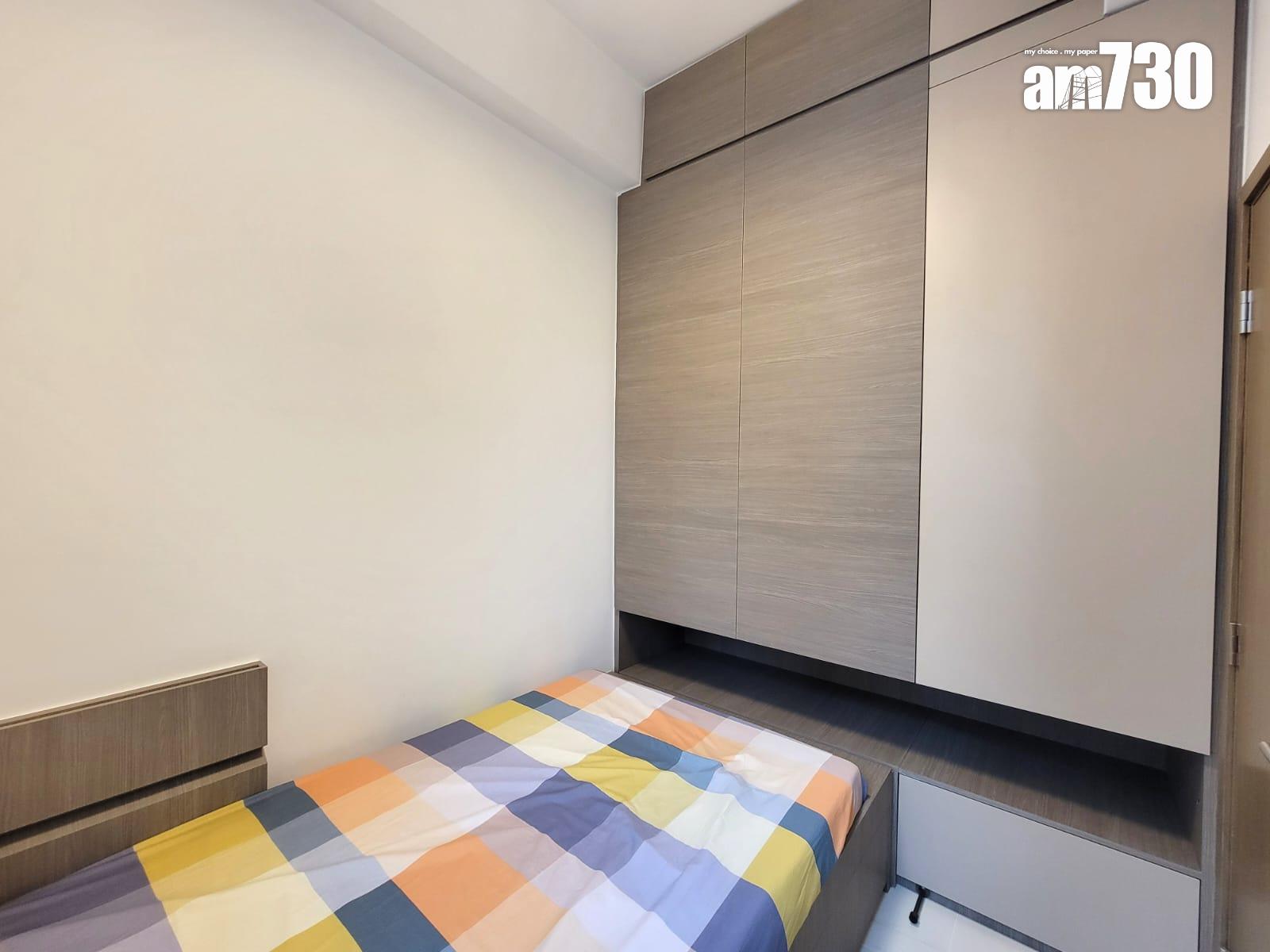 One Wood Road示範單位|460呎連傢俬現樓兩房亮相 樓高3.5米配備等高衣櫃|多圖有片