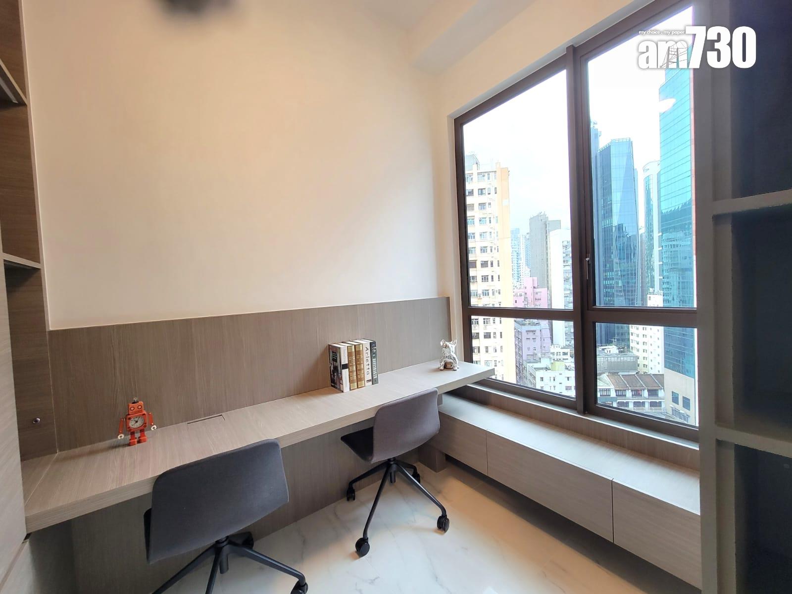 One Wood Road示範單位|460呎連傢俬現樓兩房亮相 樓高3.5米配備等高衣櫃|多圖有片