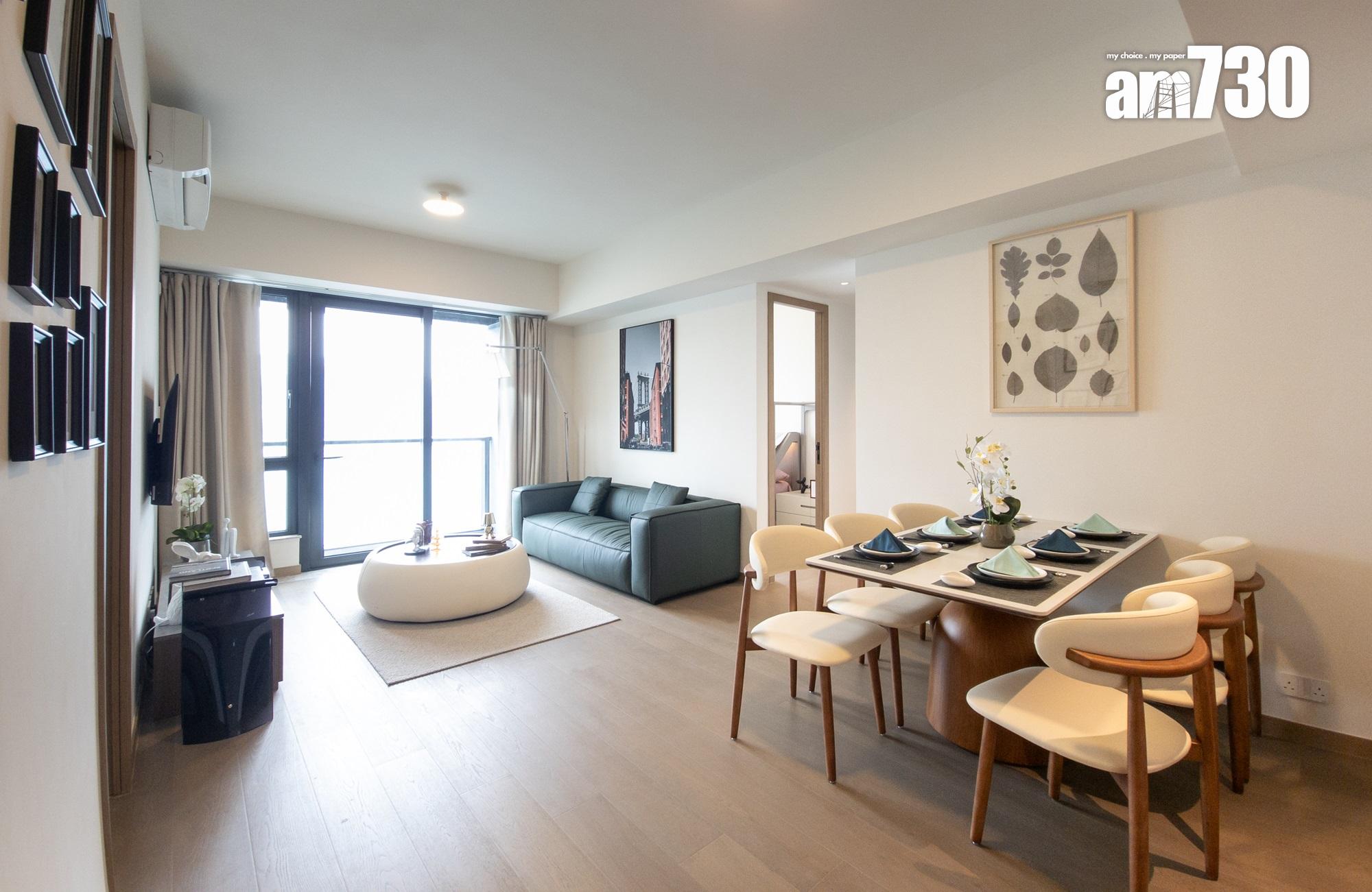 蔚藍東岸示範單位|1329呎連裝修四房享開闊維港景 設私人升降機大堂|多圖有片