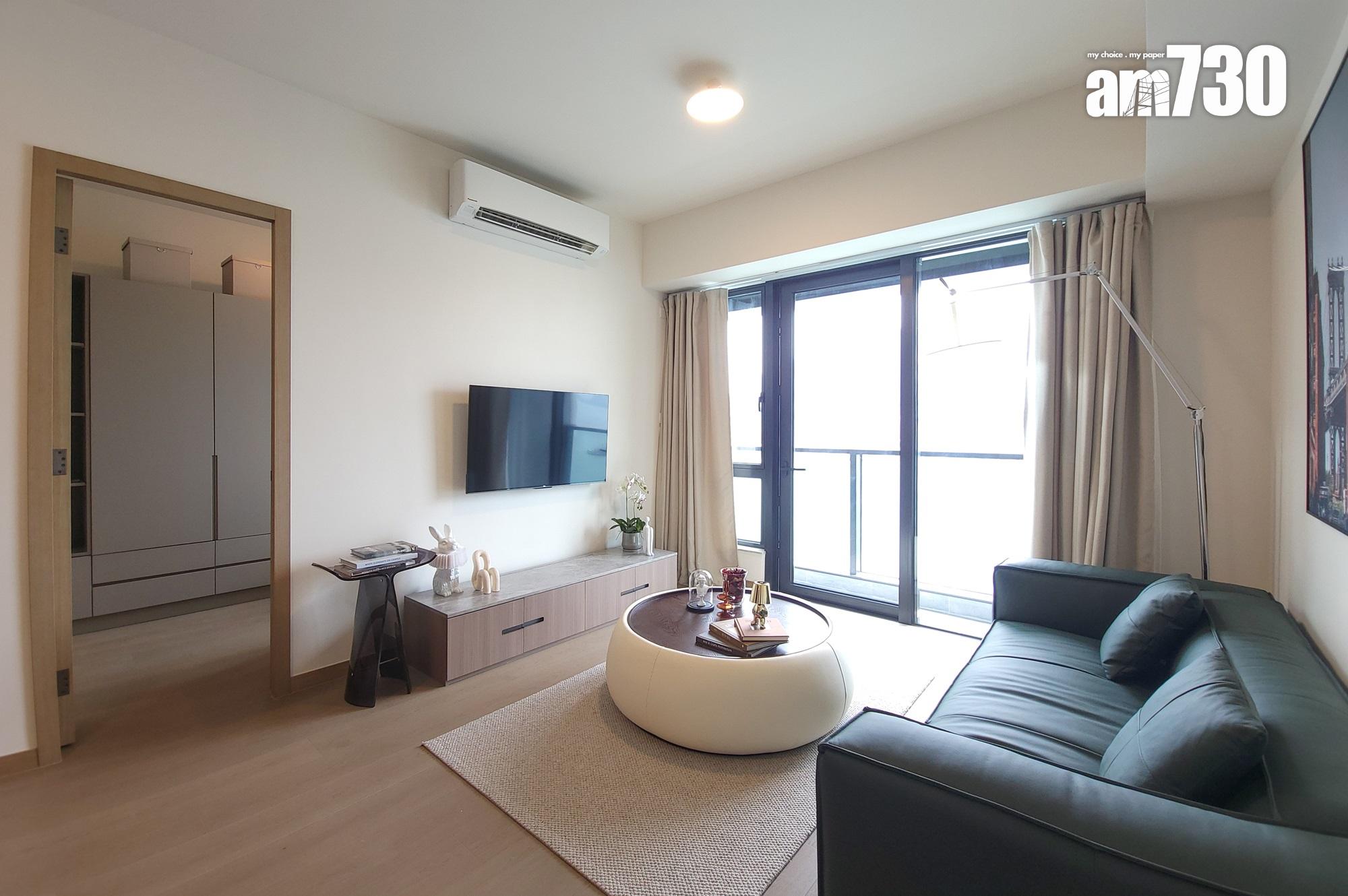 蔚藍東岸示範單位|1329呎連裝修四房享開闊維港景 設私人升降機大堂|多圖有片