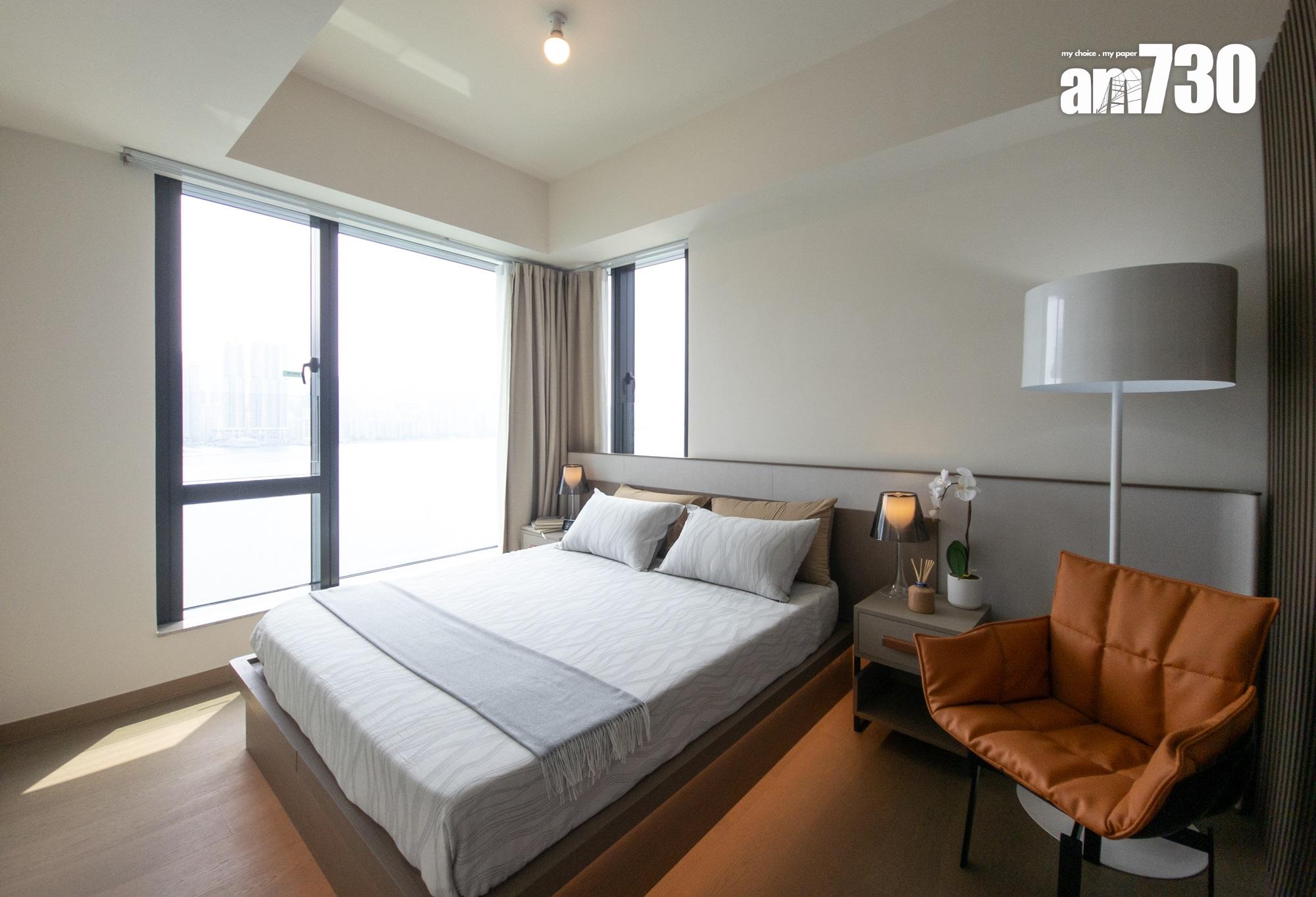 蔚藍東岸示範單位|1329呎連裝修四房享開闊維港景 設私人升降機大堂|多圖有片