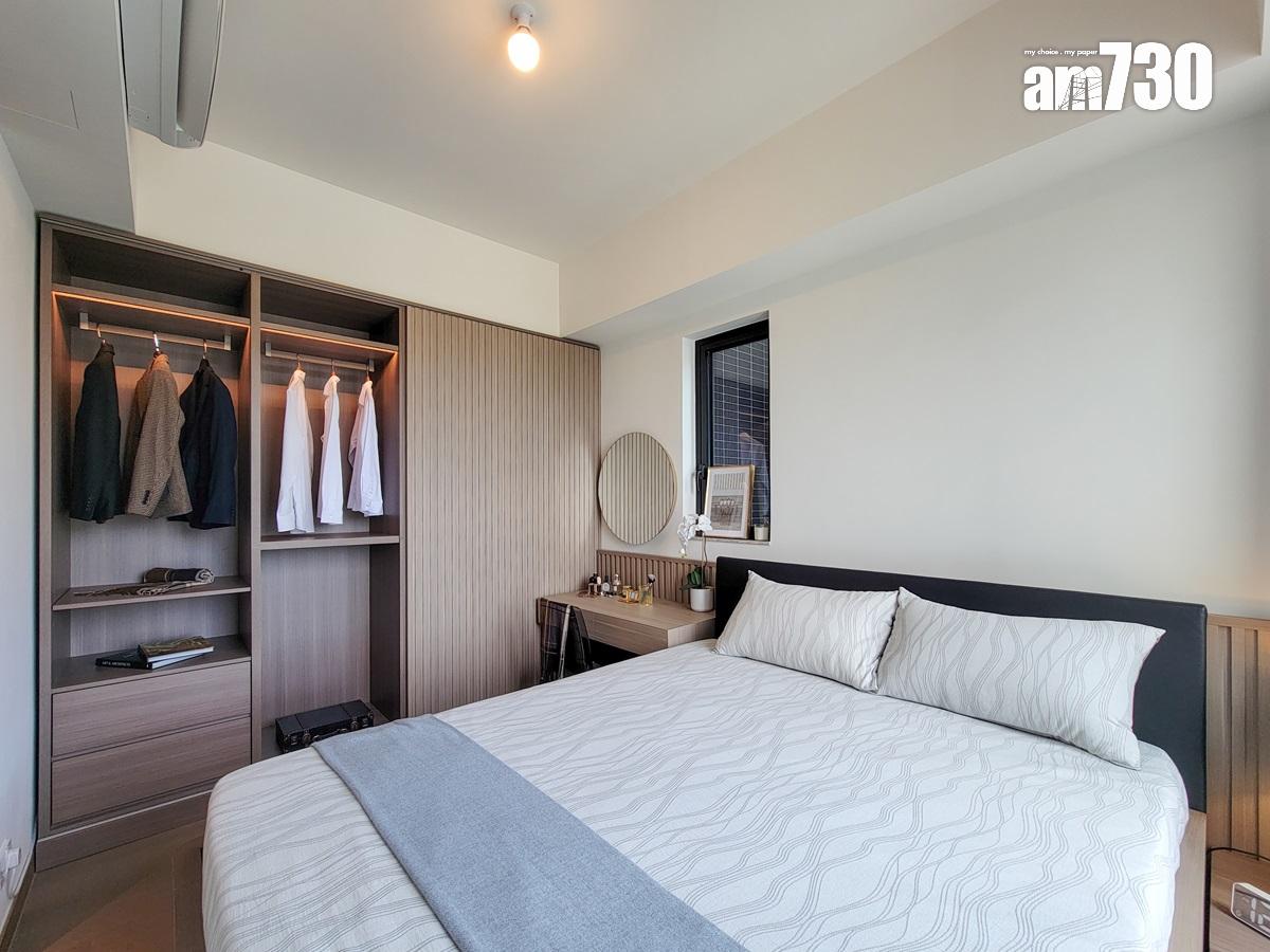 蔚藍東岸示範單位|832呎及845呎三房套木色系作主調 多儲物空間適合家庭客(多圖有片)|油塘新盤