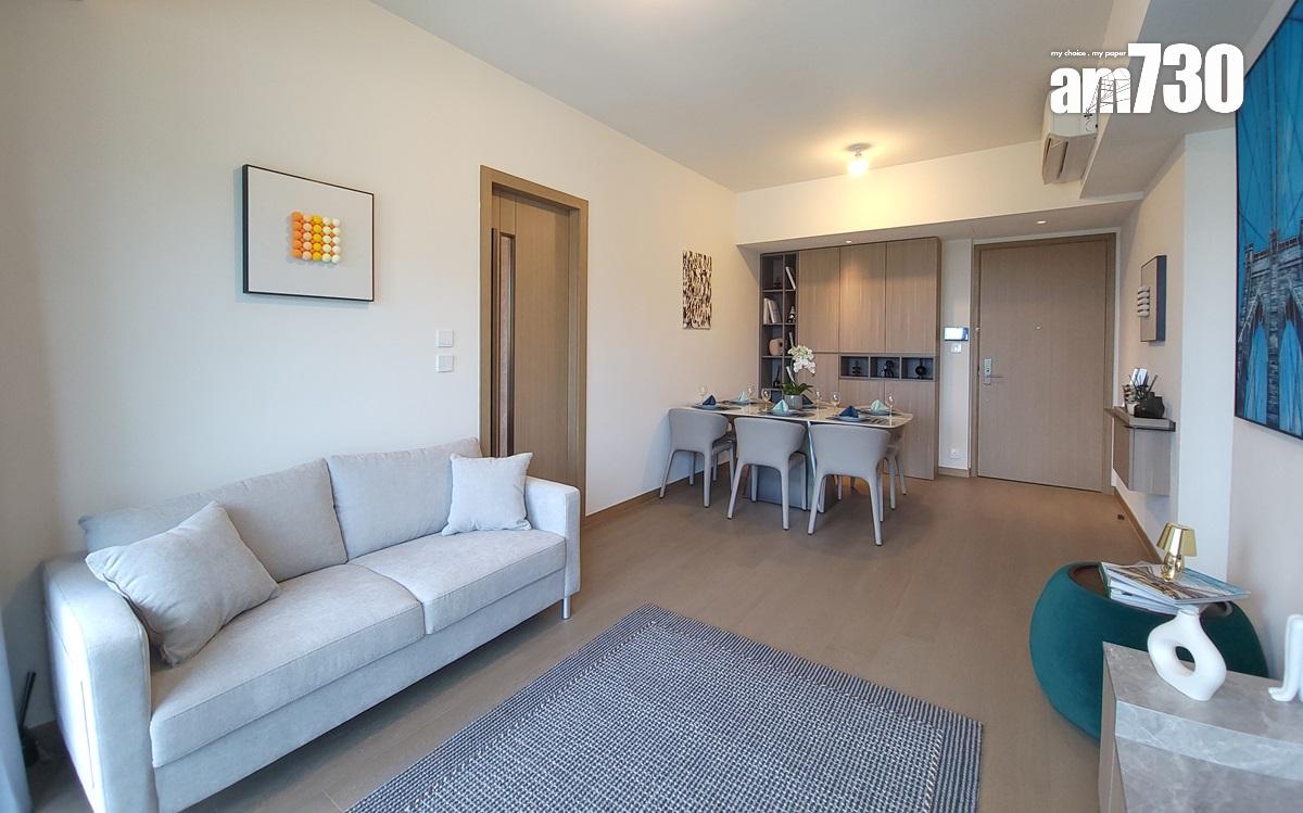 蔚藍東岸示範單位|832呎及845呎三房套木色系作主調 多儲物空間適合家庭客(多圖有片)|油塘新盤