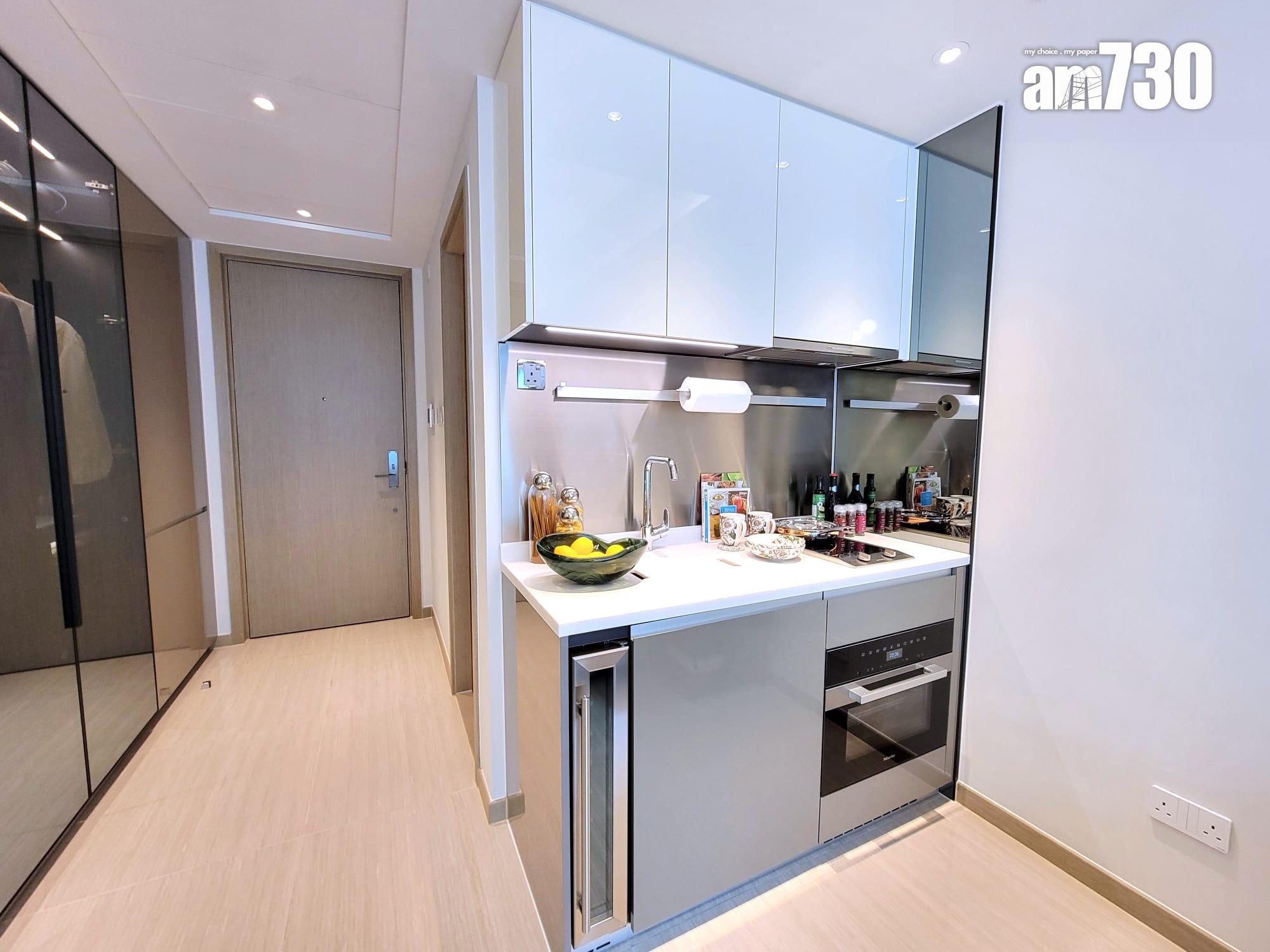 晉環示範單位|兩款290呎連家具開放式戶 一招令住戶靈活調配生活空間|多圖有片