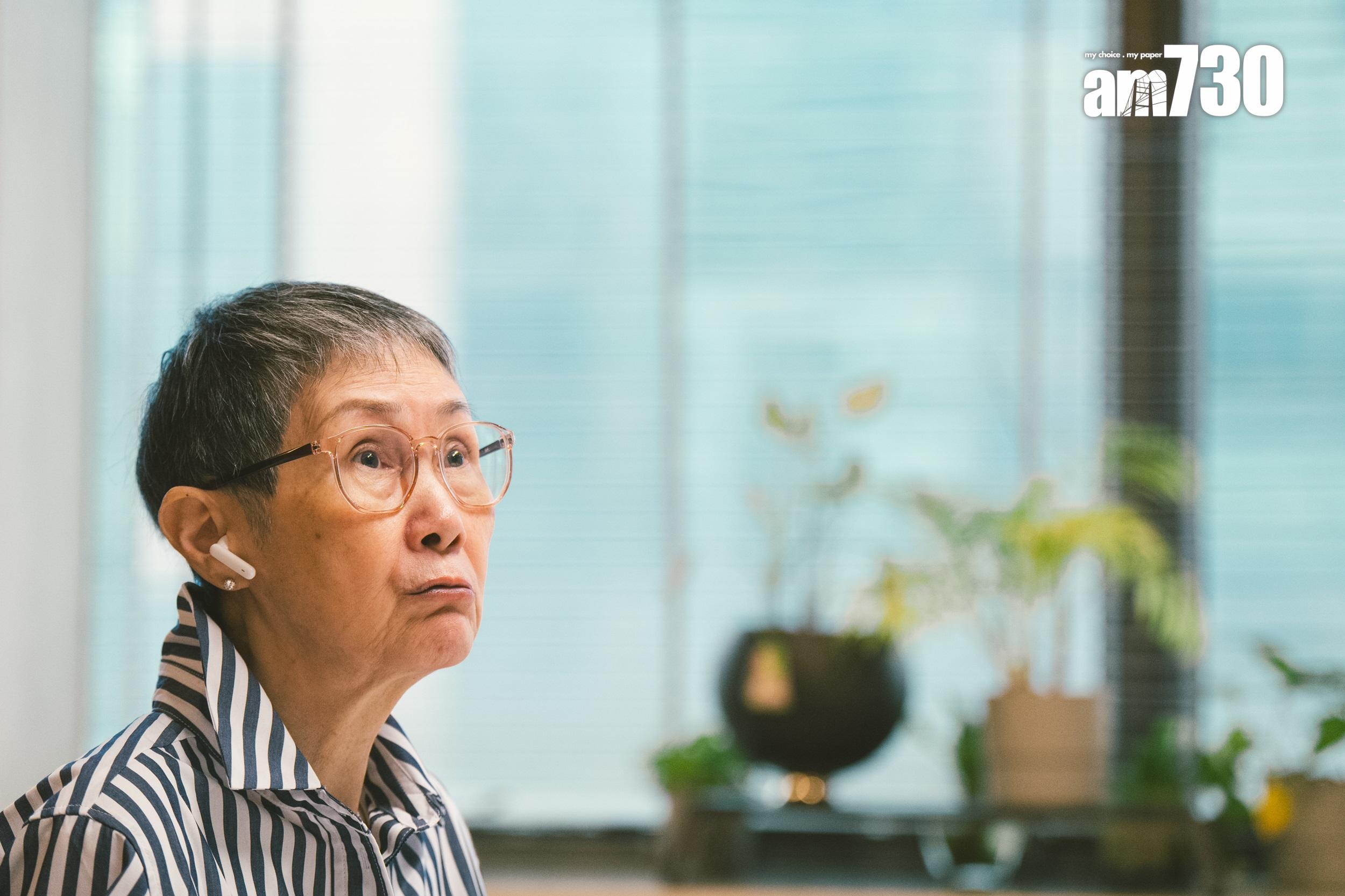 李琳琳詳細講述與區嘉雯拍吻戲的情景。(林靄怡攝)