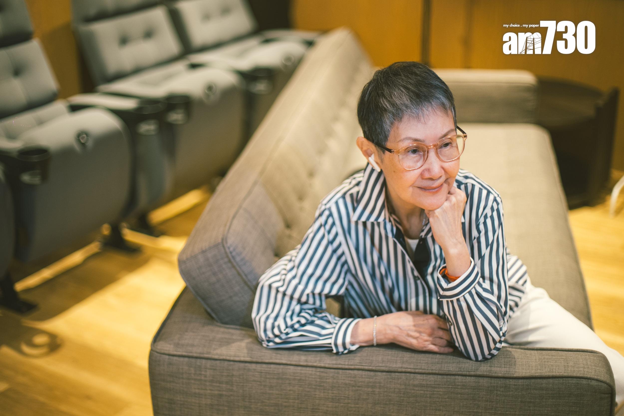 李琳琳表示弱聽對拍戲沒大影響。(林靄怡攝)