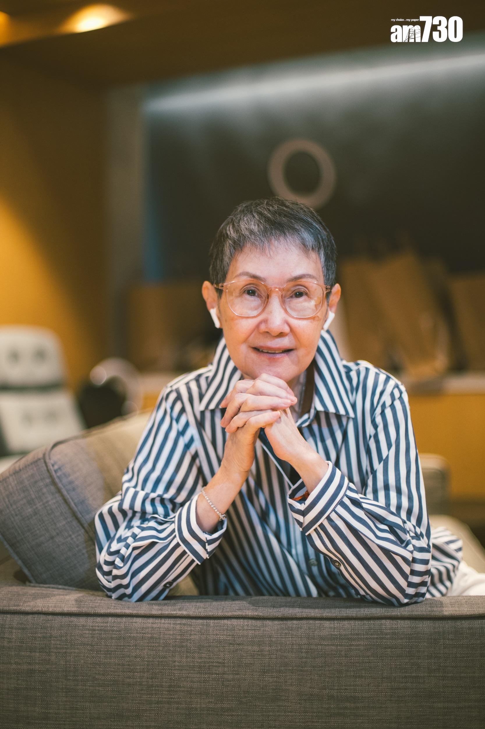 息影33年的李琳琳被《從今以後》劇本打動,但暫時未打算再接拍新作。(林靄怡攝)