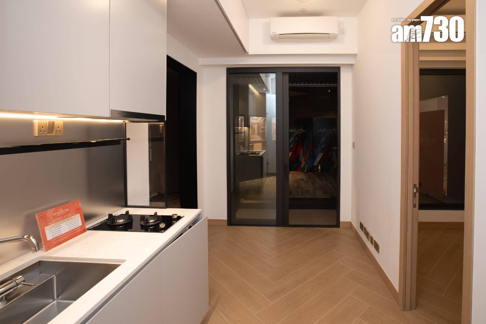 THE HADDON示範單位|262呎一房特高樓底設計 430呎三房儲物空間足|多圖有片