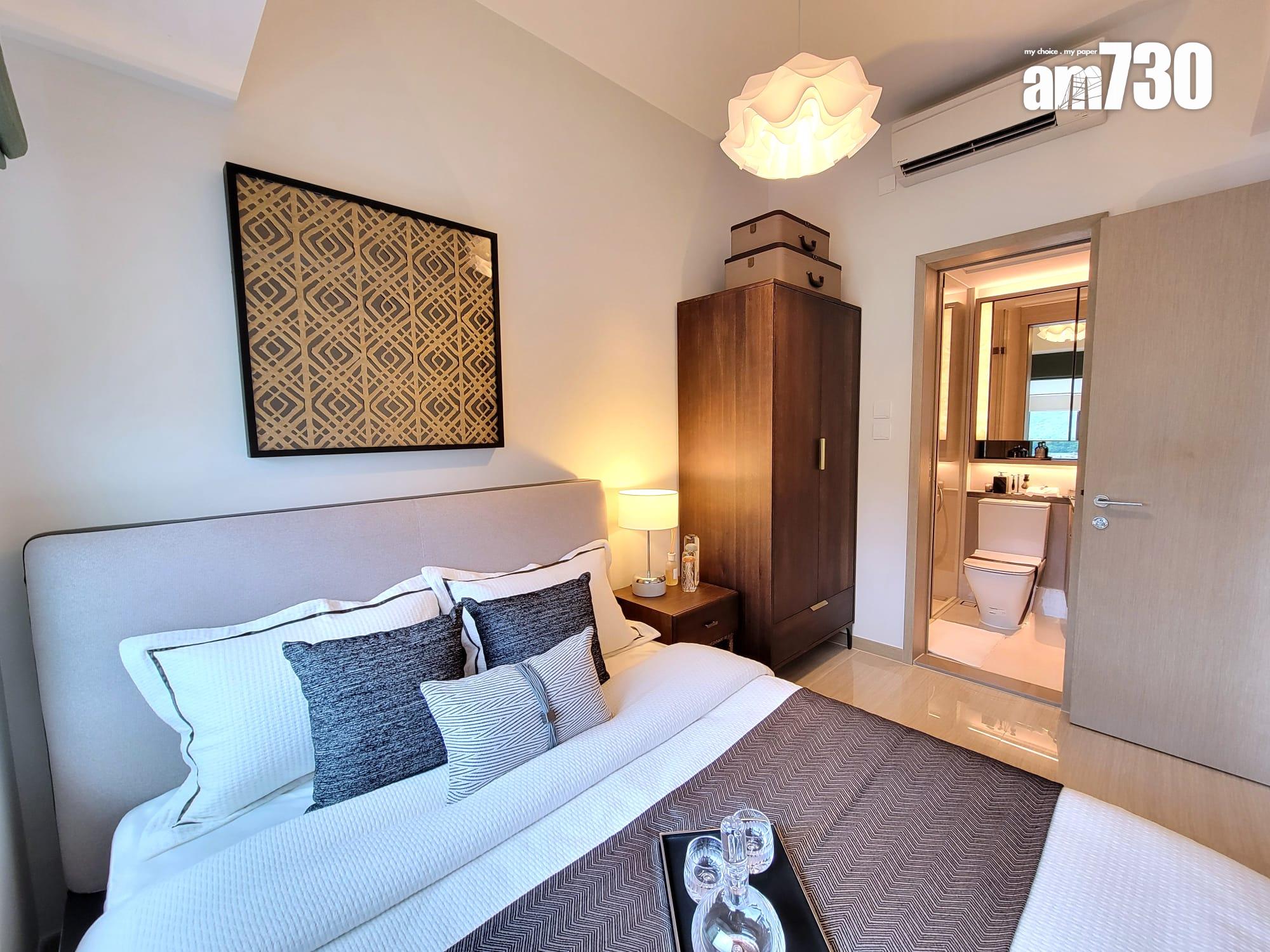 晉環示範單位|兩款風格連家具一房戶有得睇 浴室採雙門設計|多圖有片