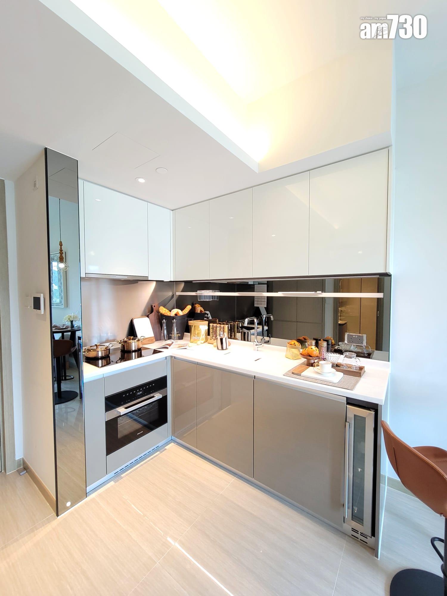 晉環示範單位|兩款風格連家具一房戶有得睇 浴室採雙門設計|多圖有片