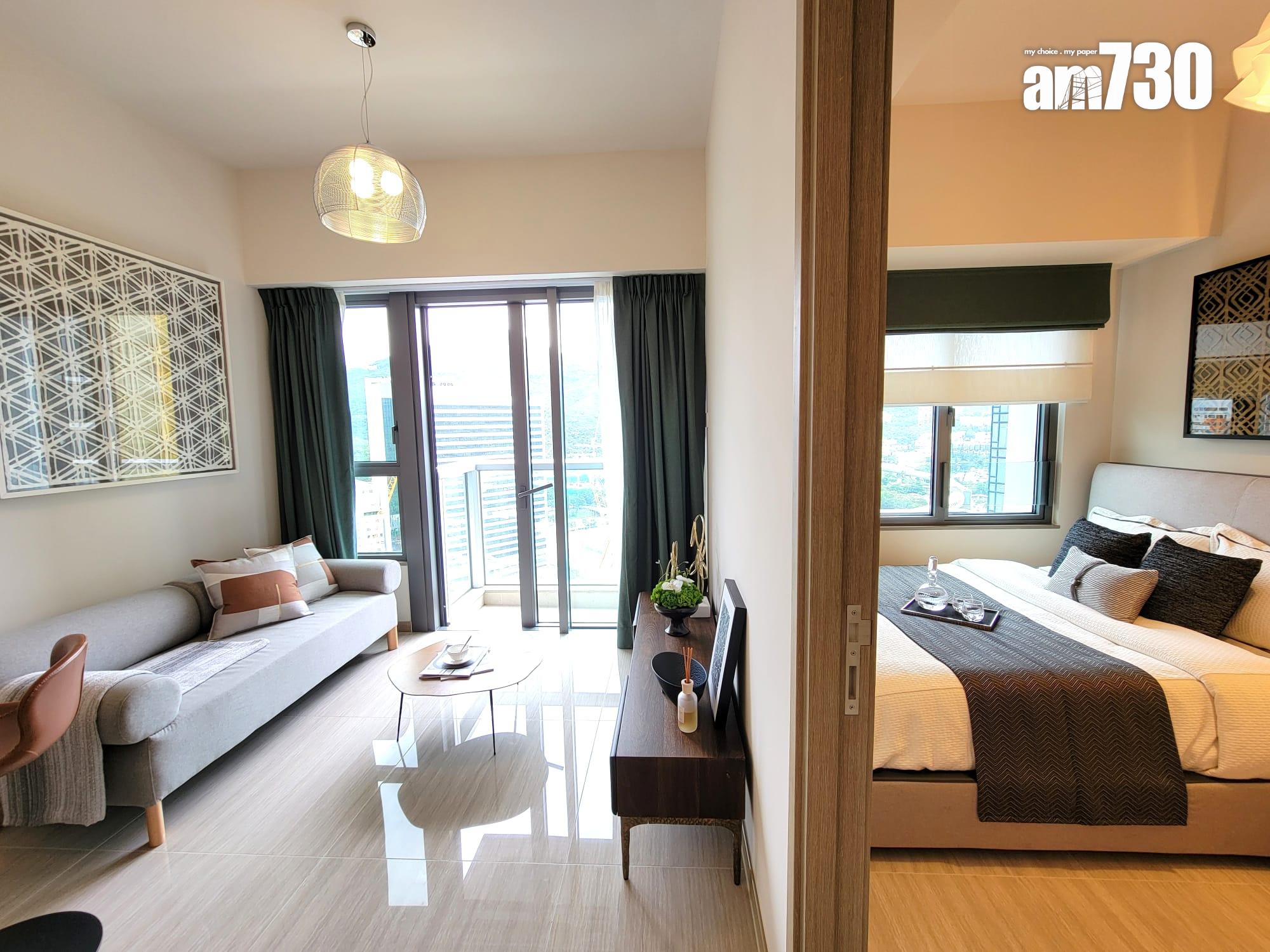 晉環示範單位|兩款風格連家具一房戶有得睇 浴室採雙門設計|多圖有片