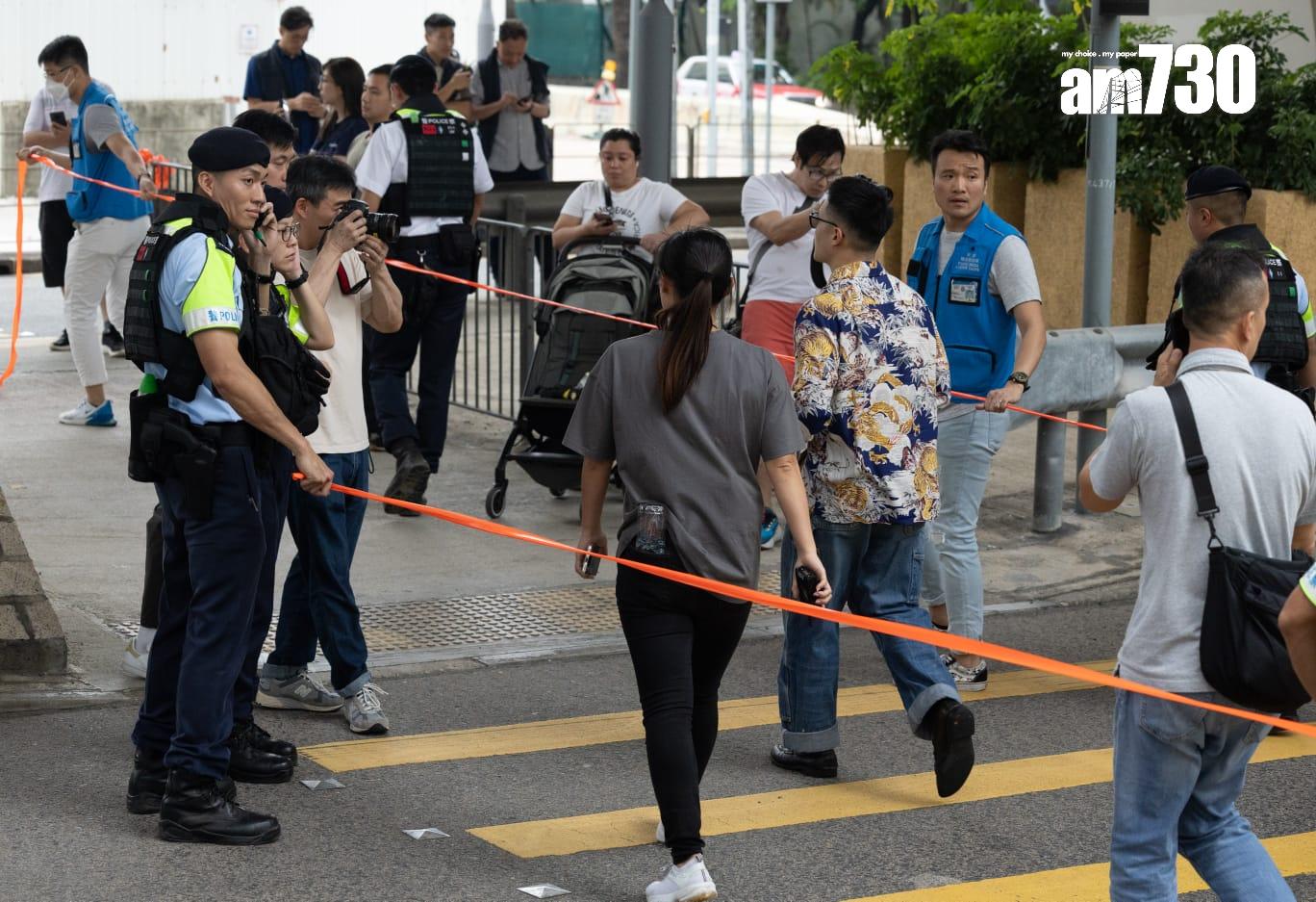 47人初選案|獲判無罪的李予信離開法庭。(林靄怡攝)